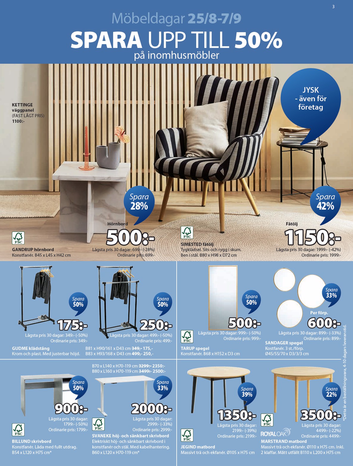 jysk - JYSK-reklambladet giltigt från 25/08 - 07/09 - page: 3