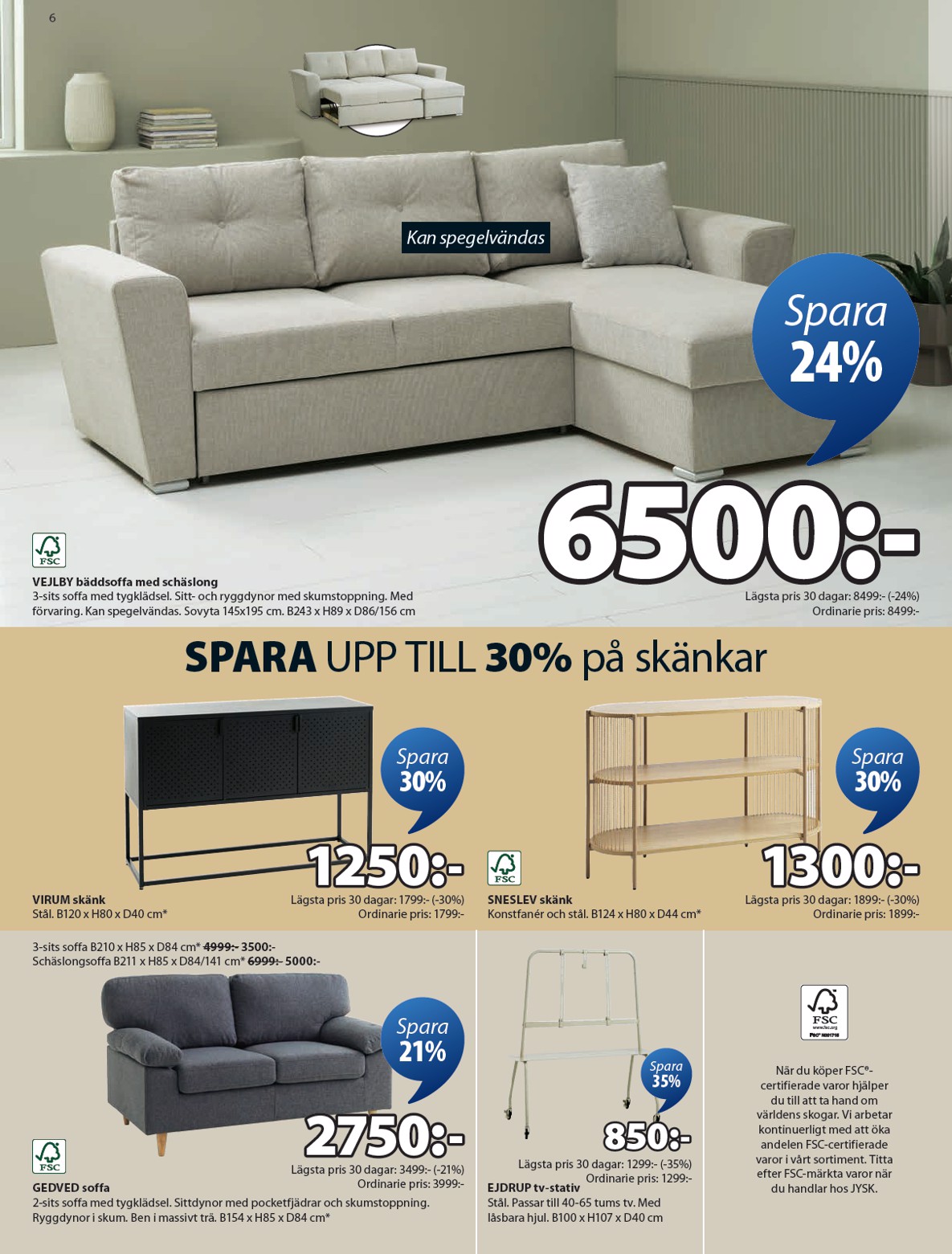 jysk - JYSK-reklambladet giltigt från 25/08 - 07/09 - page: 6