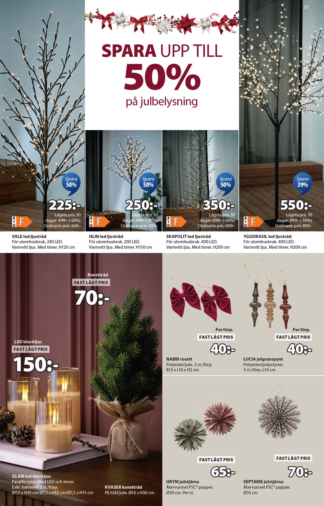 jysk - JYSK-reklambladet giltigt från 20/10 - 02/11 - page: 15