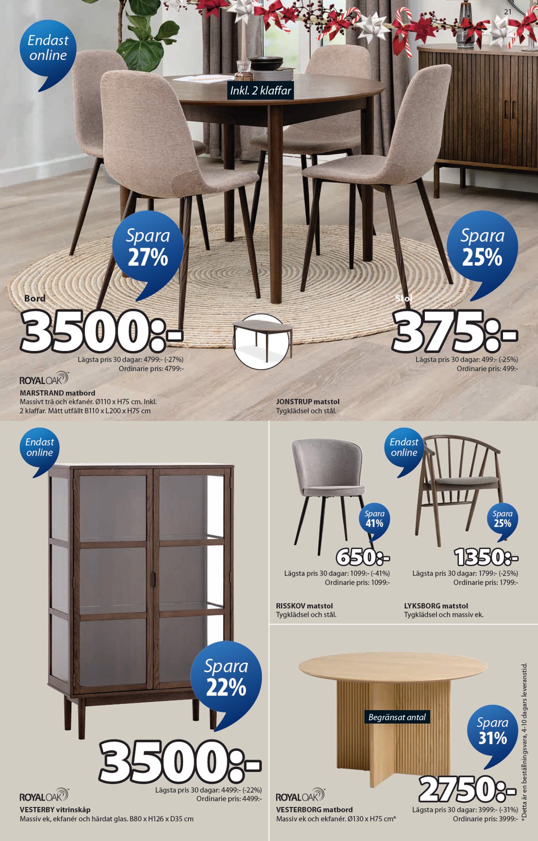 jysk - JYSK-reklambladet giltigt från 20/10 - 02/11 - page: 21