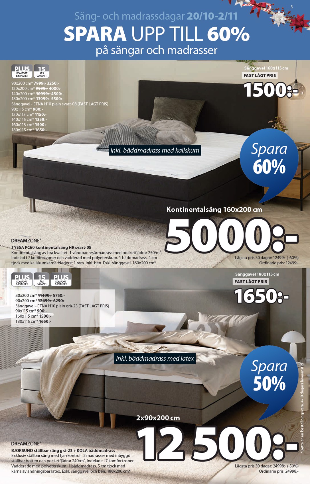 jysk - JYSK-reklambladet giltigt från 20/10 - 02/11 - page: 3