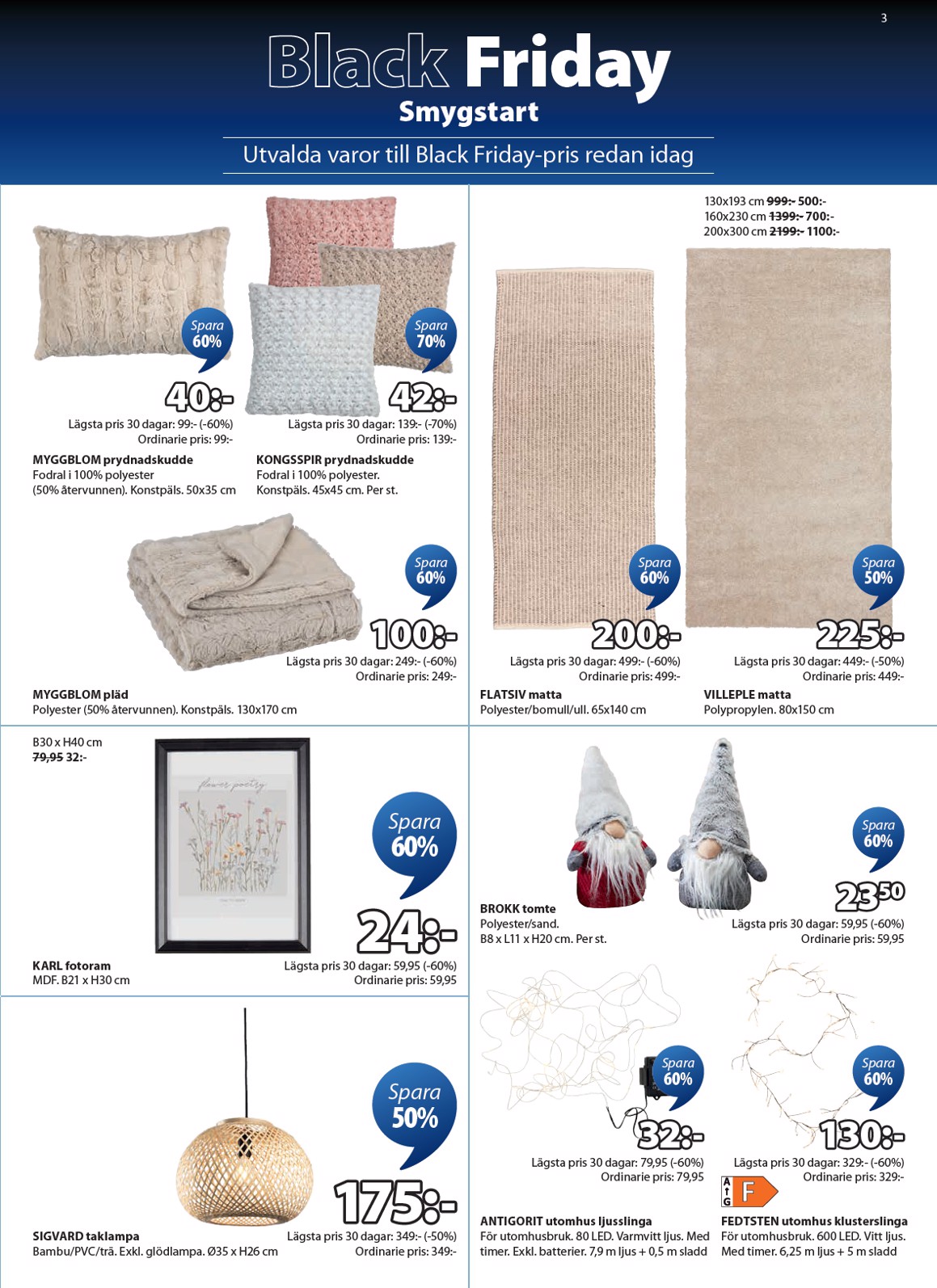 jysk - JYSK - Black Friday-reklambladet giltigt från 17/11 - 30/11 - page: 4