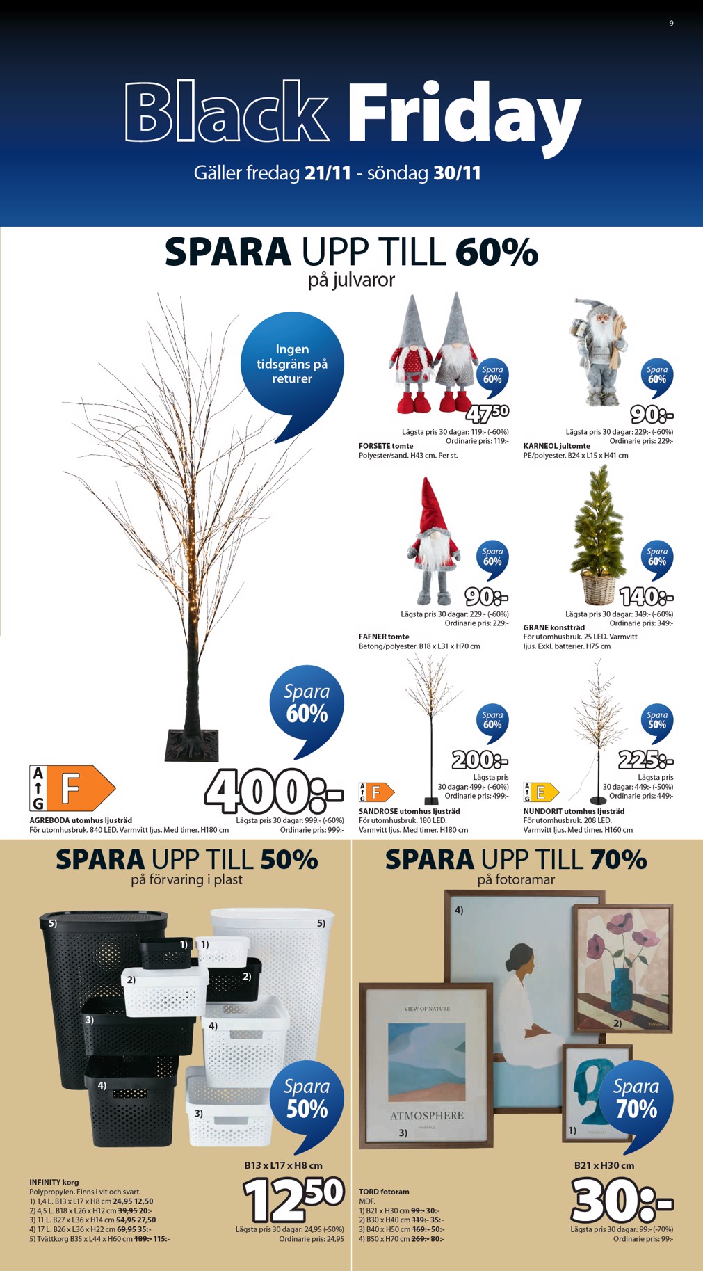 jysk - JYSK-reklambladet giltigt från 21/11 - 30/11 - page: 9