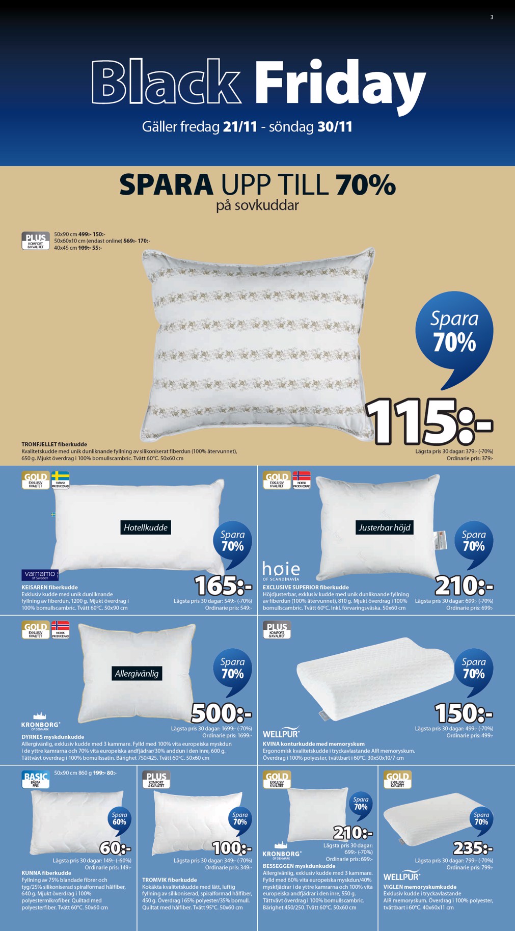 jysk - JYSK-reklambladet giltigt från 21/11 - 30/11 - page: 3