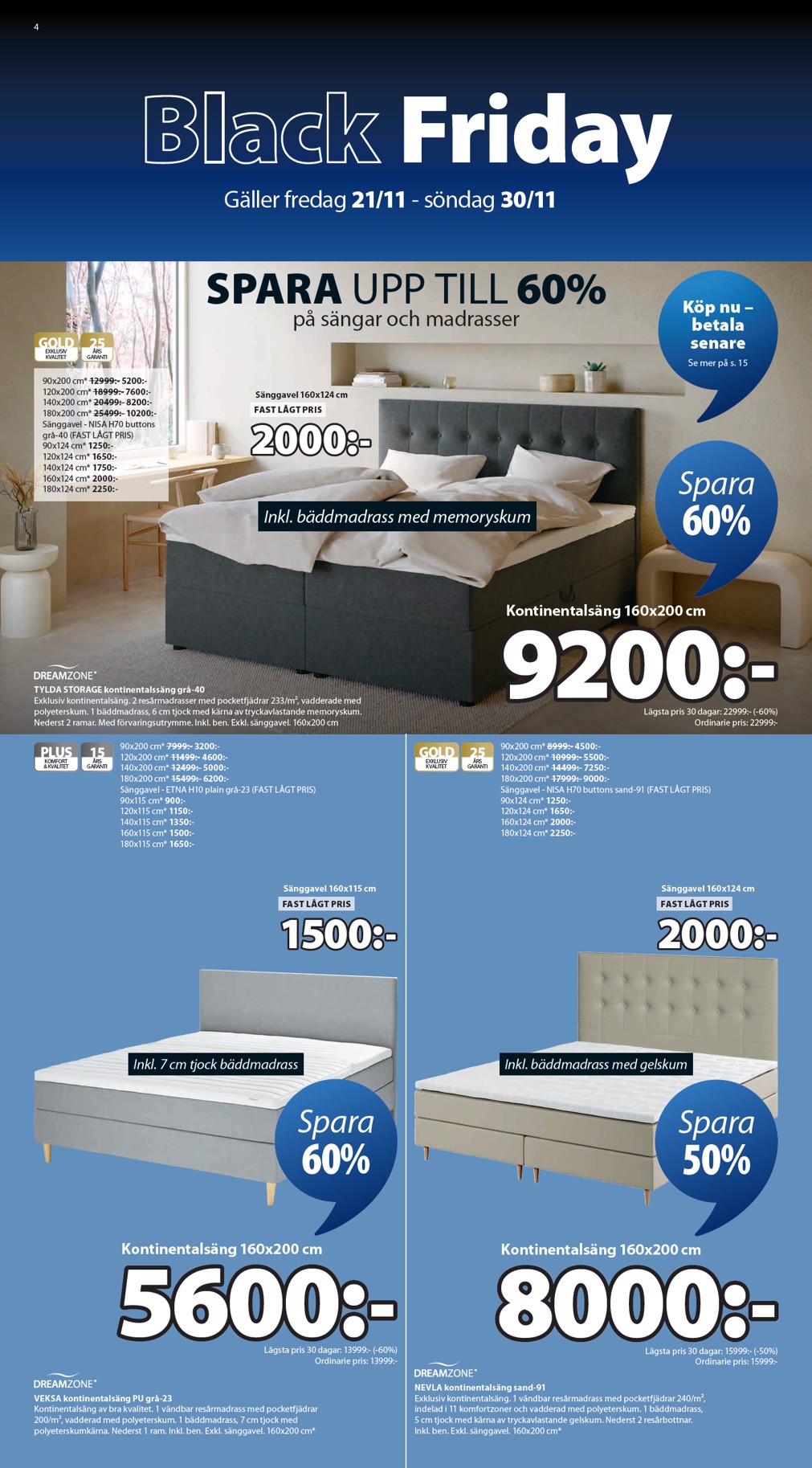 jysk - JYSK-reklambladet giltigt från 21/11 - 30/11 - page: 4