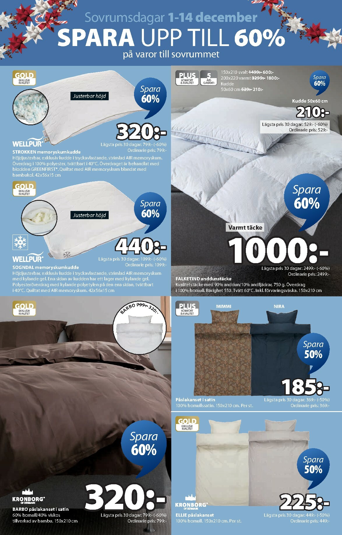 jysk - JYSK-reklambladet giltigt från 01/12 - 14/12 - page: 4