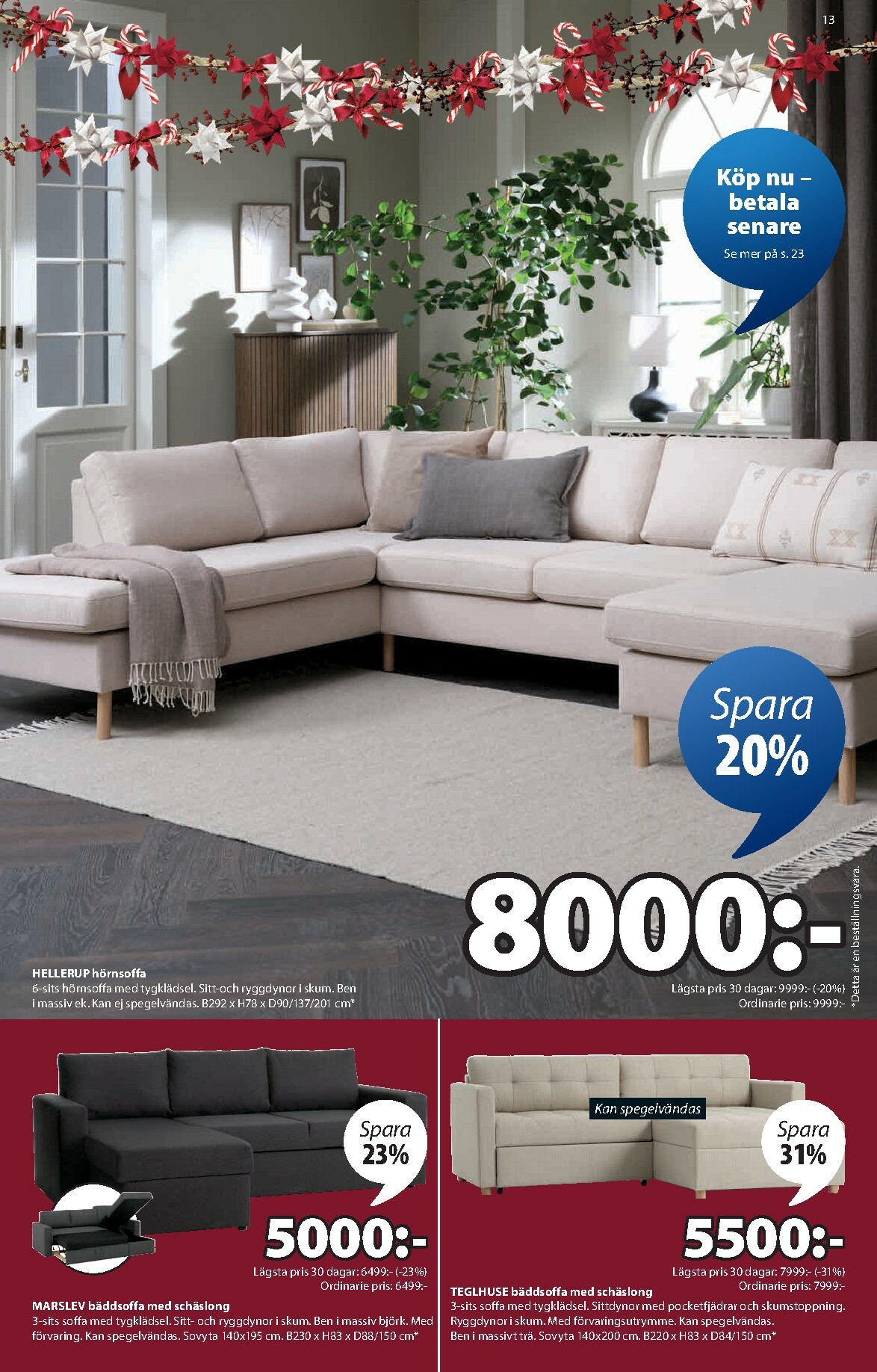 jysk - JYSK-reklambladet giltigt från 01/12 - 14/12 - page: 13