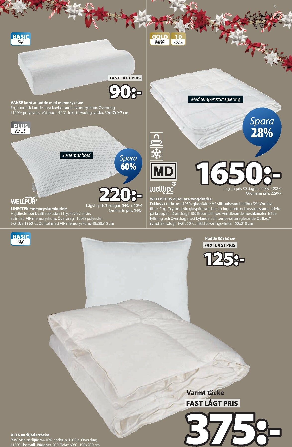 jysk - JYSK-reklambladet giltigt från 15/12 - 23/12 - page: 5