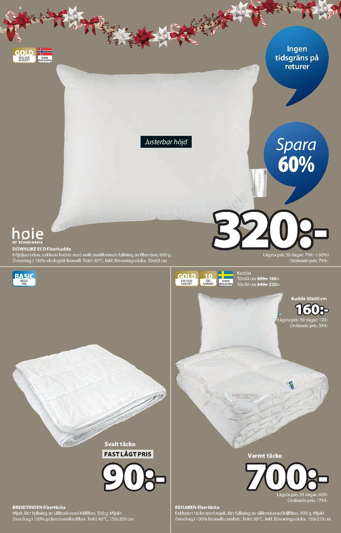 jysk - JYSK-reklambladet giltigt från 15/12 - 23/12 - page: 4