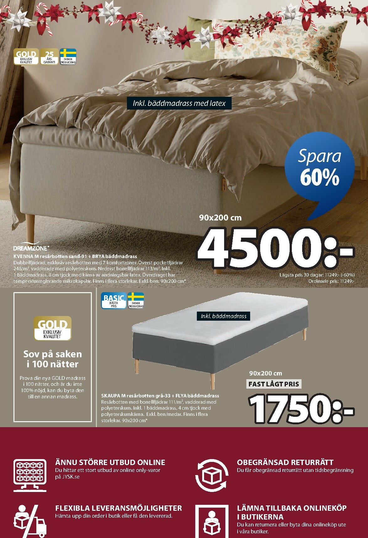 jysk - JYSK-reklambladet giltigt från 15/12 - 23/12 - page: 6