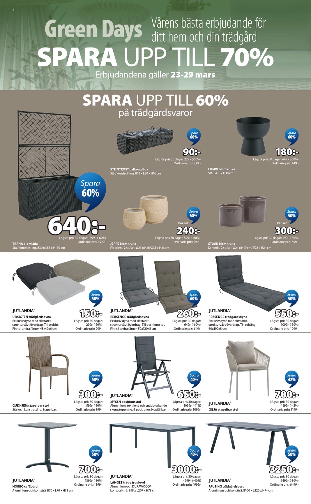 jysk - JYSK-reklambladet giltigt från 23/03/2026 - 29/03/2026 - page: 3