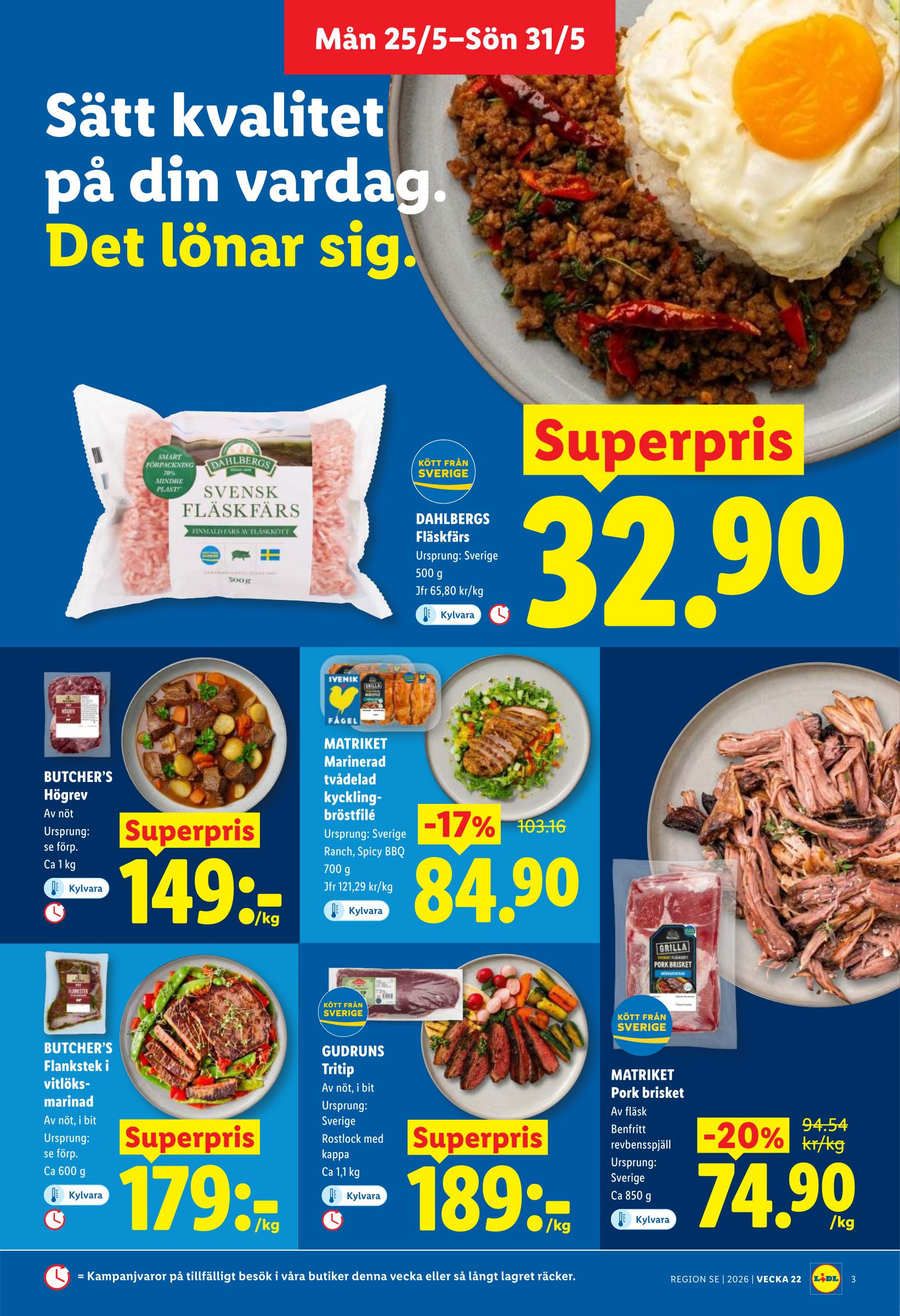 lidl - Nytt Lidl reklamblad från måndag, 25/05/2026 till söndag, 31/05/2026 - page: 3