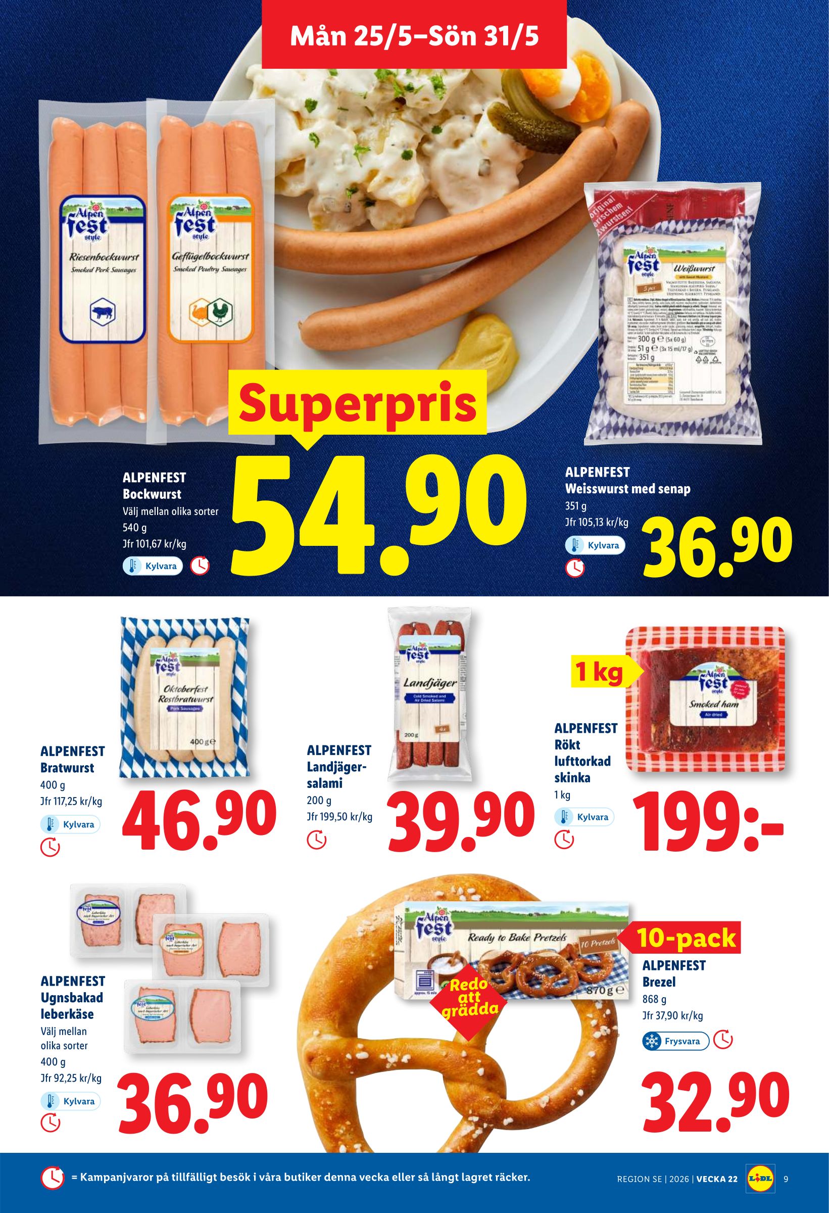 lidl - Nytt Lidl reklamblad från måndag, 25/05/2026 till söndag, 31/05/2026 - page: 9