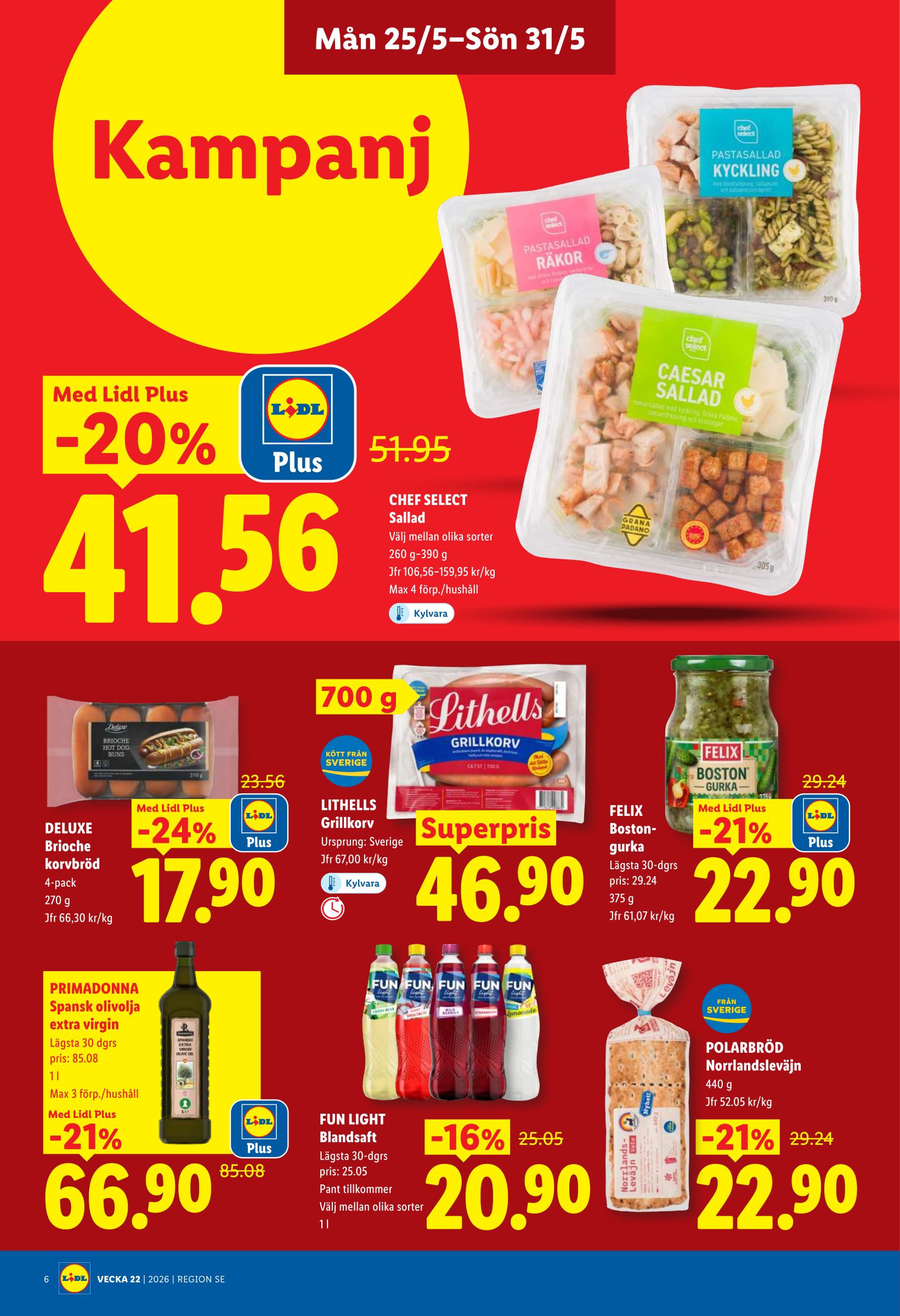 lidl - Nytt Lidl reklamblad från måndag, 25/05/2026 till söndag, 31/05/2026 - page: 6
