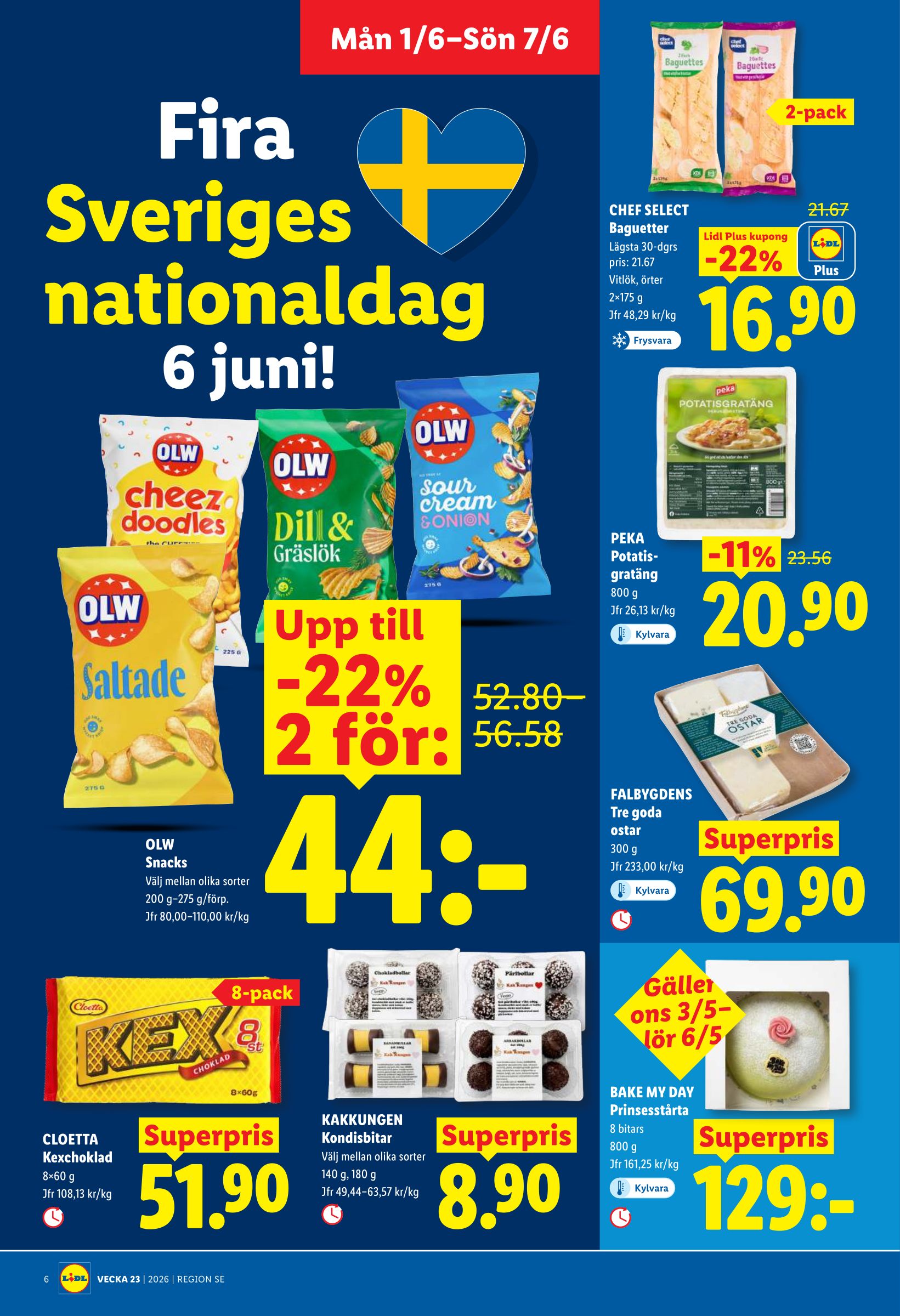 lidl - Nytt Lidl reklamblad från måndag, 01/06/2026 till söndag, 07/06/2026 - page: 6