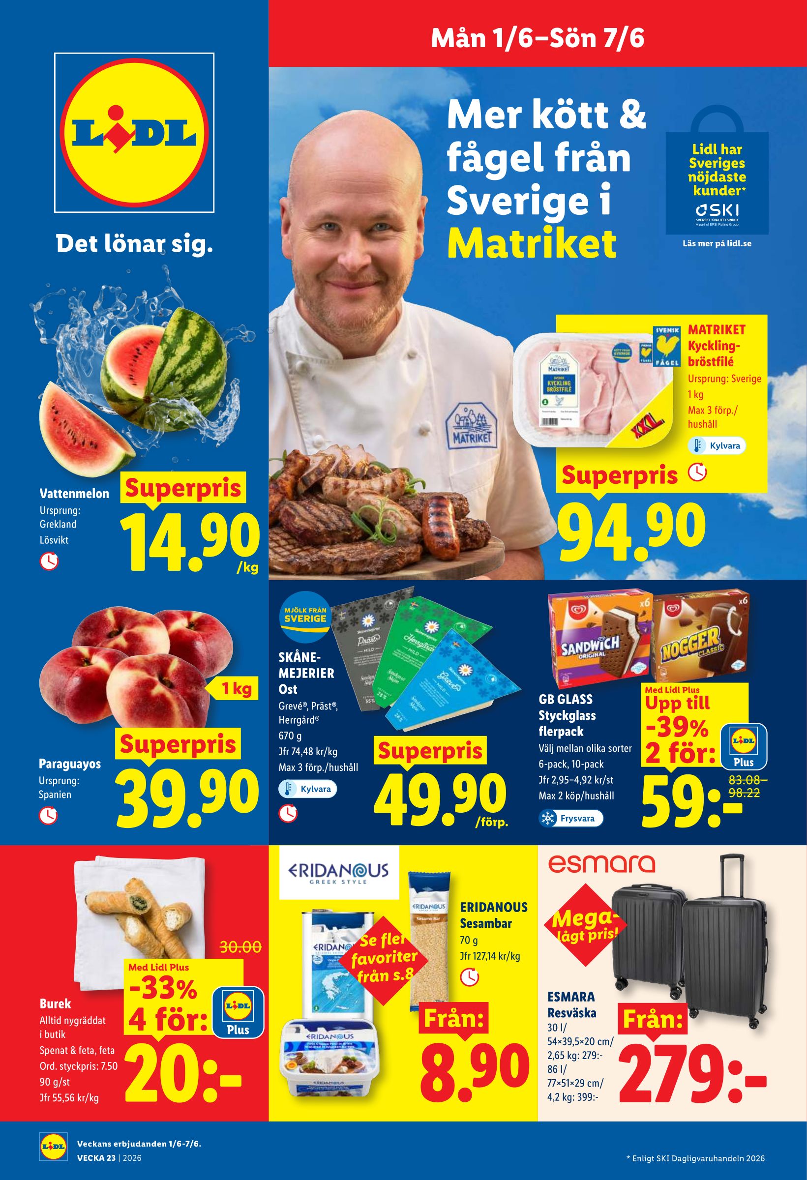 lidl - Nytt Lidl reklamblad från måndag, 01/06/2026 till söndag, 07/06/2026 - page: 1