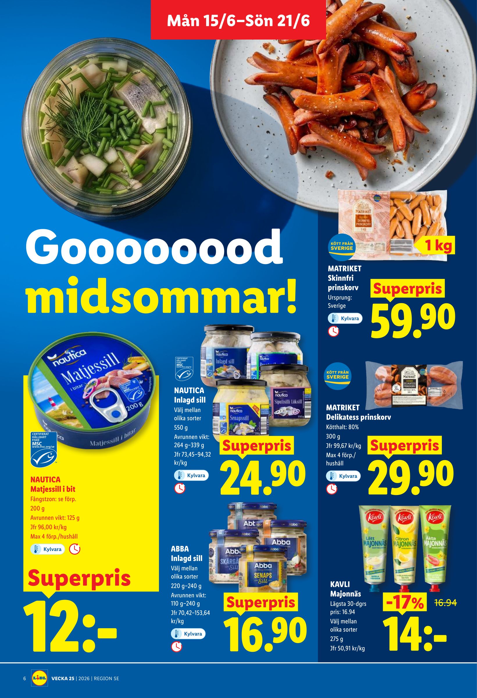 lidl - Nytt Lidl reklamblad från måndag, 15/06/2026 till söndag, 21/06/2026 - page: 6
