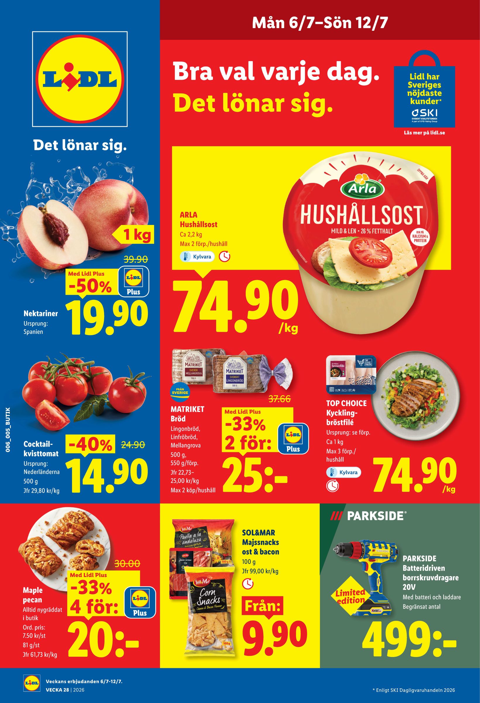 lidl - Nytt Lidl reklamblad från måndag, 06/07/2026 till söndag, 12/07/2026