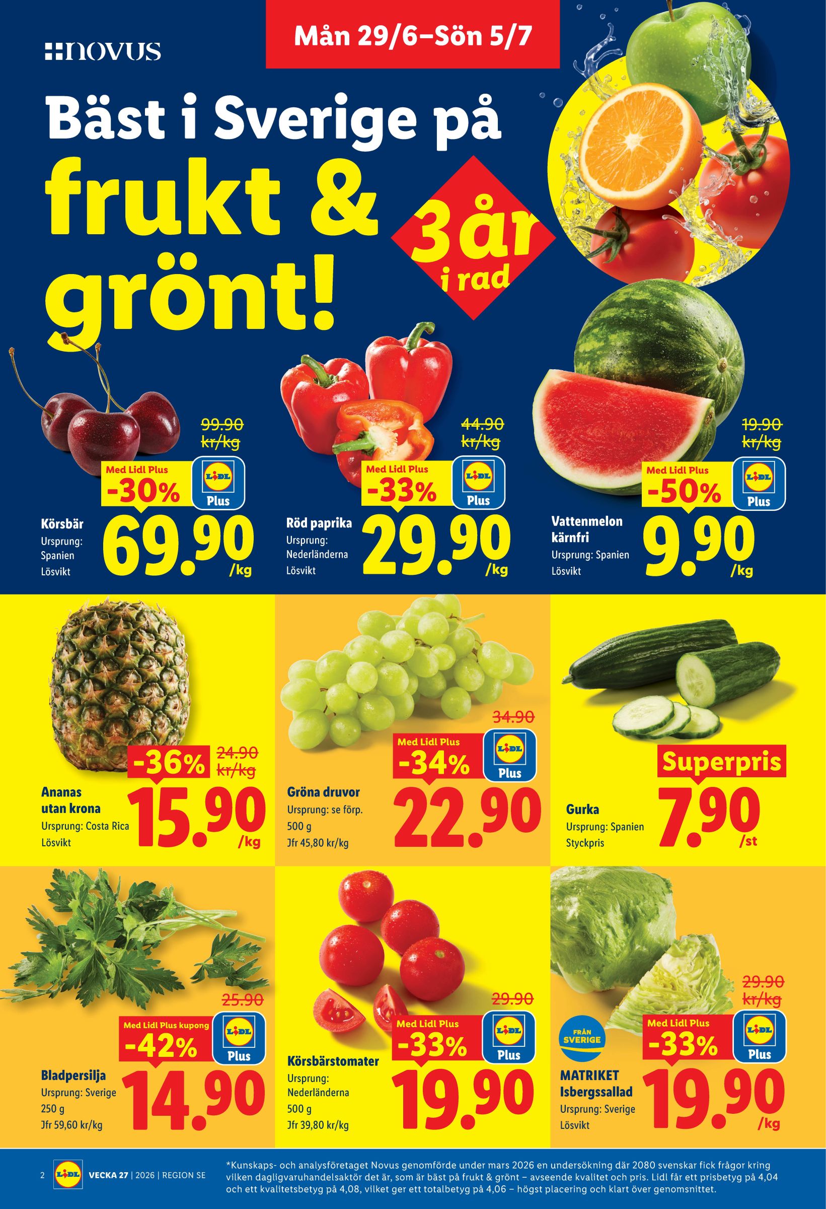 lidl - Aktuellt Lidl reklamblad från måndag, 29/06/2026 till söndag, 05/07/2026 - page: 2