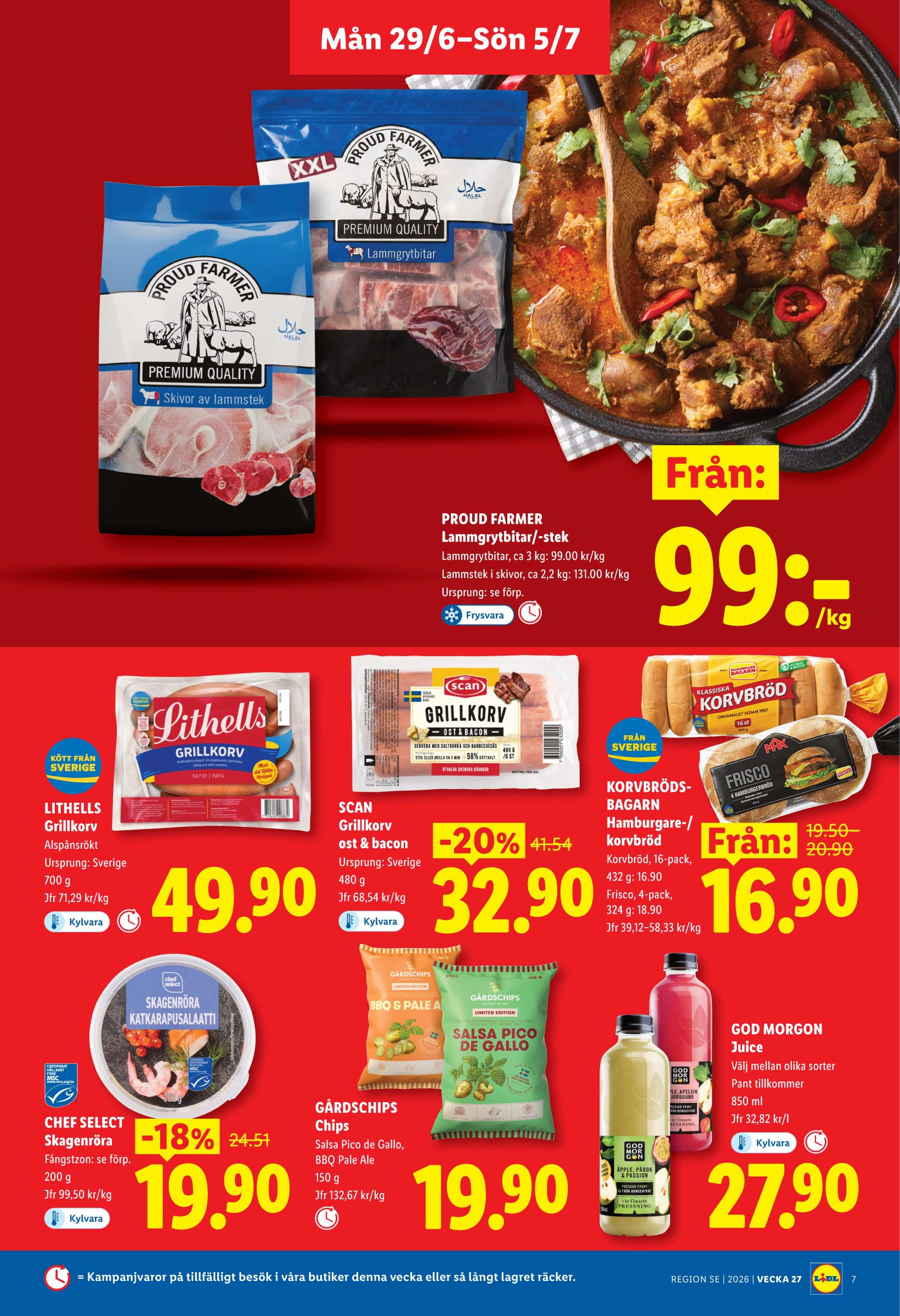 lidl - Aktuellt Lidl reklamblad från måndag, 29/06/2026 till söndag, 05/07/2026 - page: 7