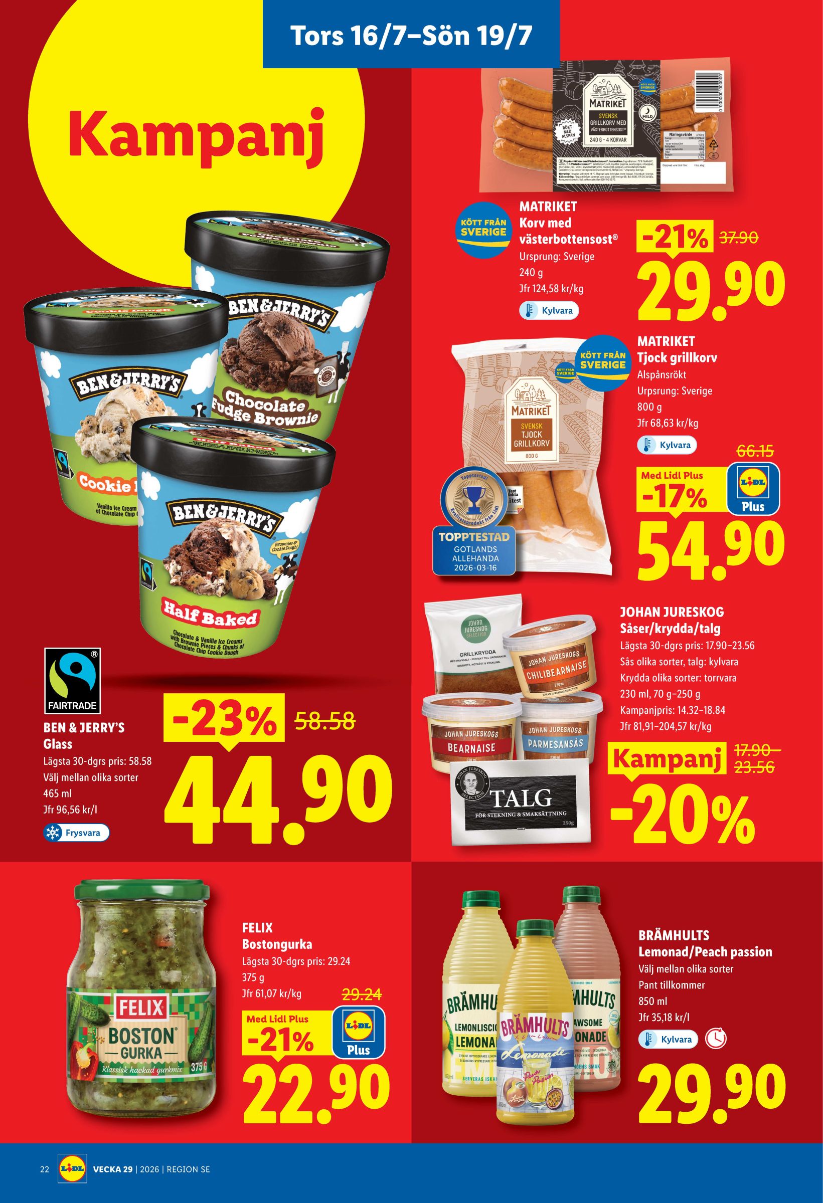 lidl - Nytt Lidl reklamblad från måndag, 13/07/2026 till söndag, 19/07/2026 - page: 29