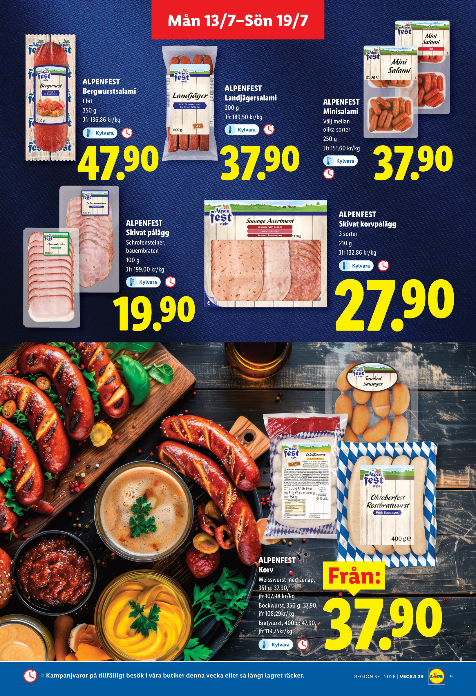 lidl - Aktuellt Lidl reklamblad från måndag, 13/07/2026 till söndag, 19/07/2026 - page: 9