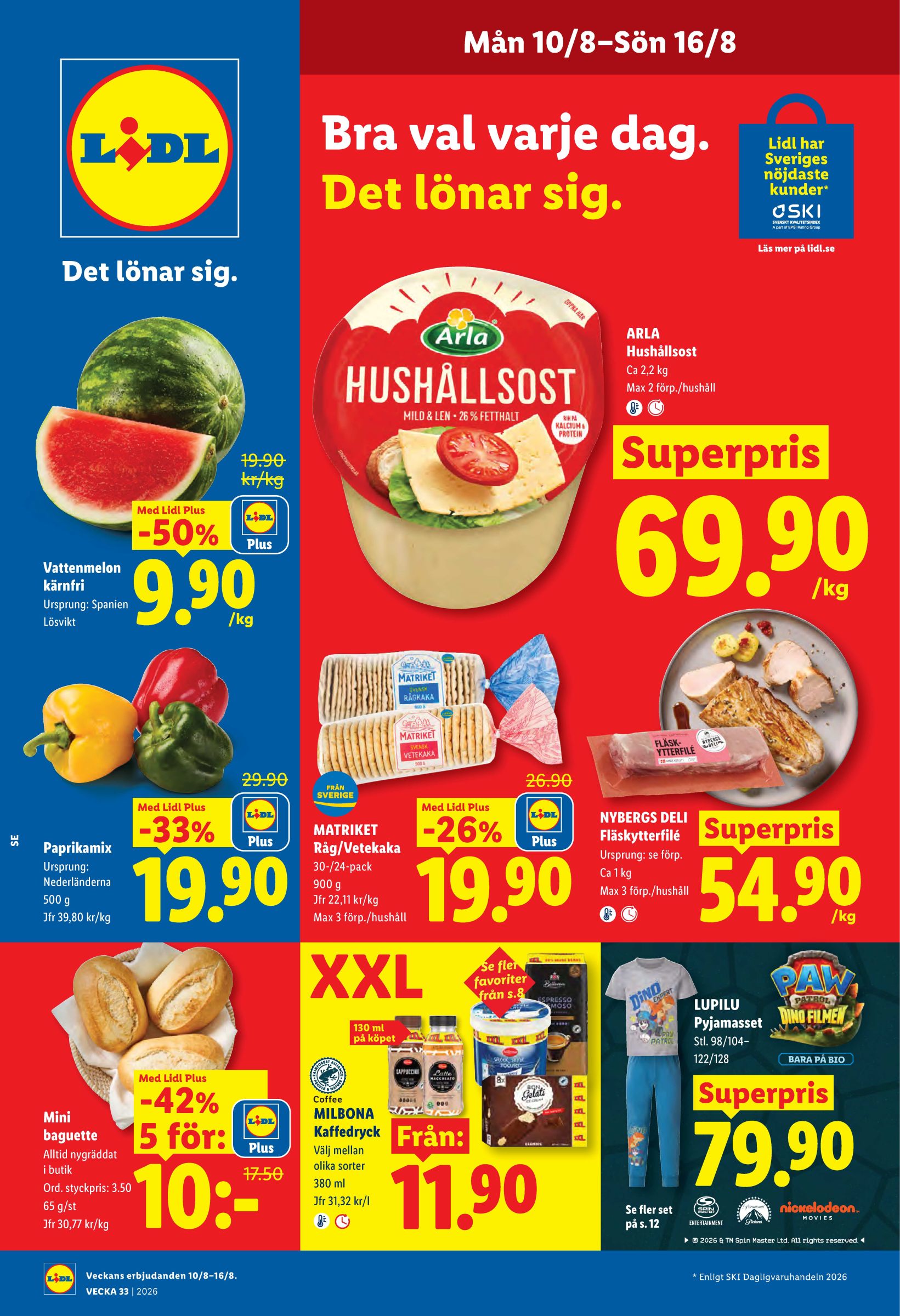 lidl - Nytt Lidl reklamblad från måndag, 10/08/2026 till söndag, 16/08/2026