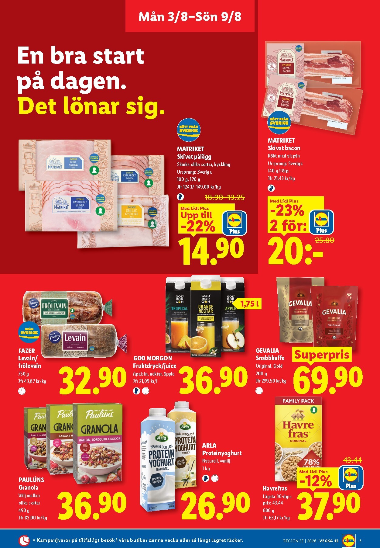 lidl - Aktuellt Lidl reklamblad från måndag, 03/08/2026 till söndag, 09/08/2026 - page: 5