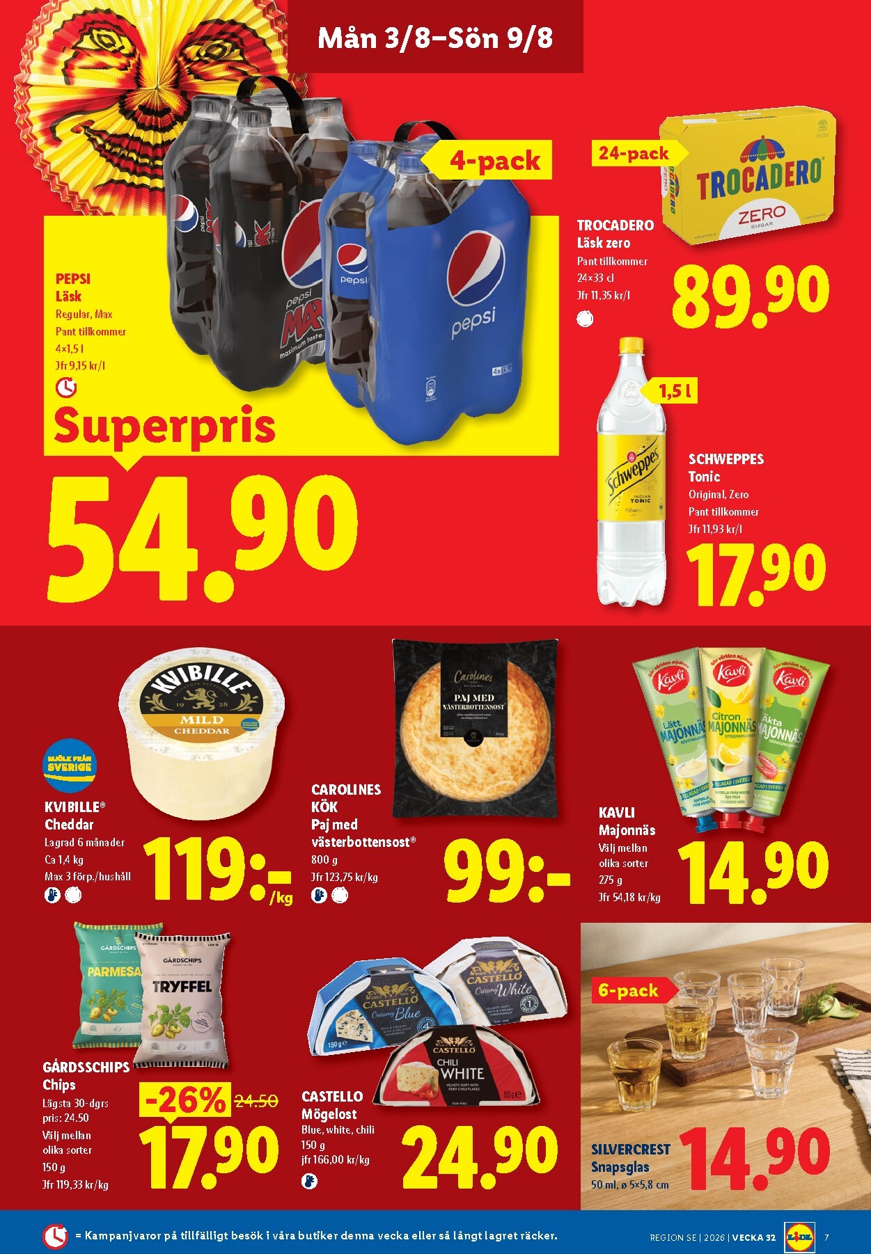 lidl - Aktuellt Lidl reklamblad från måndag, 03/08/2026 till söndag, 09/08/2026 - page: 7
