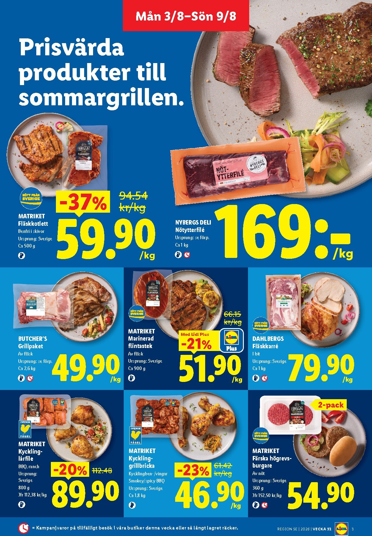 lidl - Aktuellt Lidl reklamblad från måndag, 03/08/2026 till söndag, 09/08/2026 - page: 3