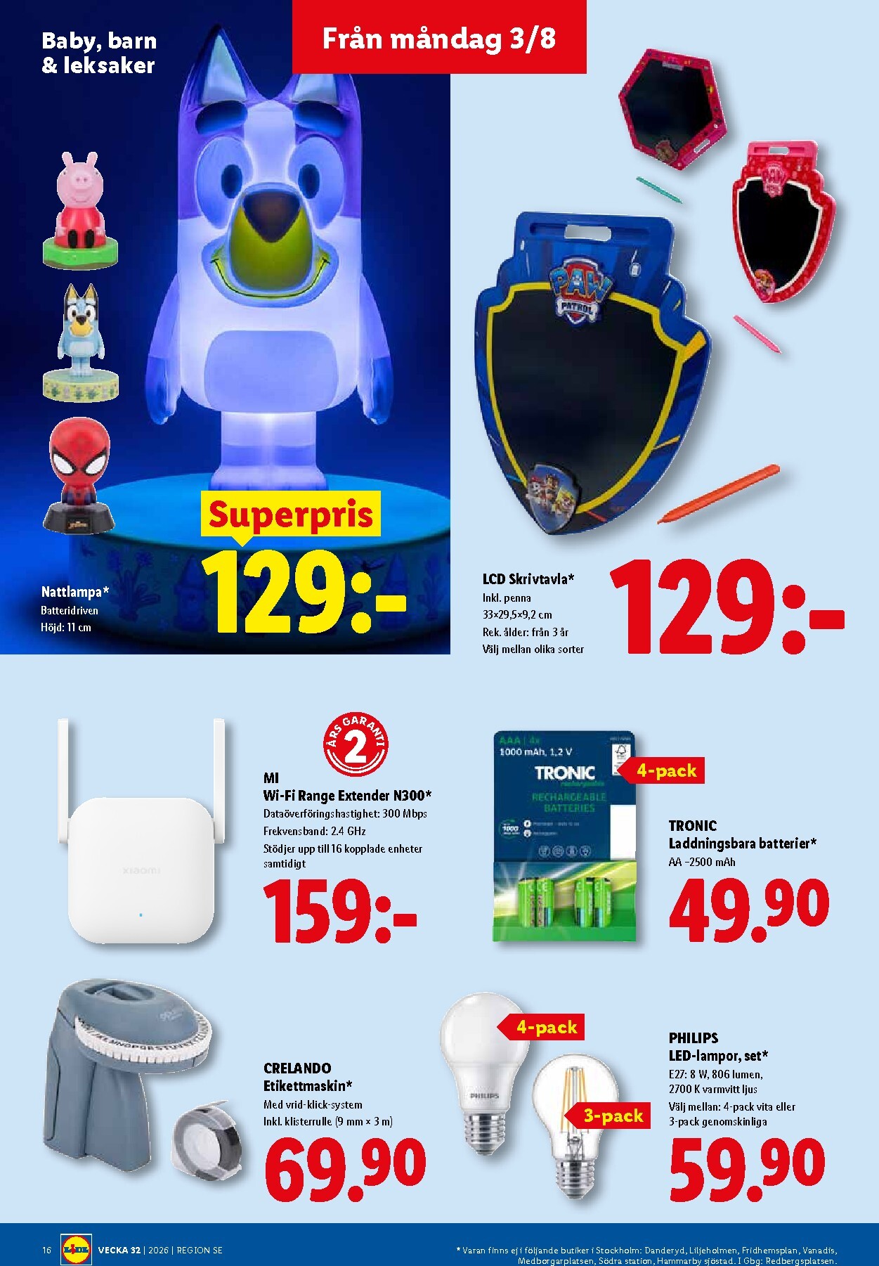 lidl - Aktuellt Lidl reklamblad från måndag, 03/08/2026 till söndag, 09/08/2026 - page: 18