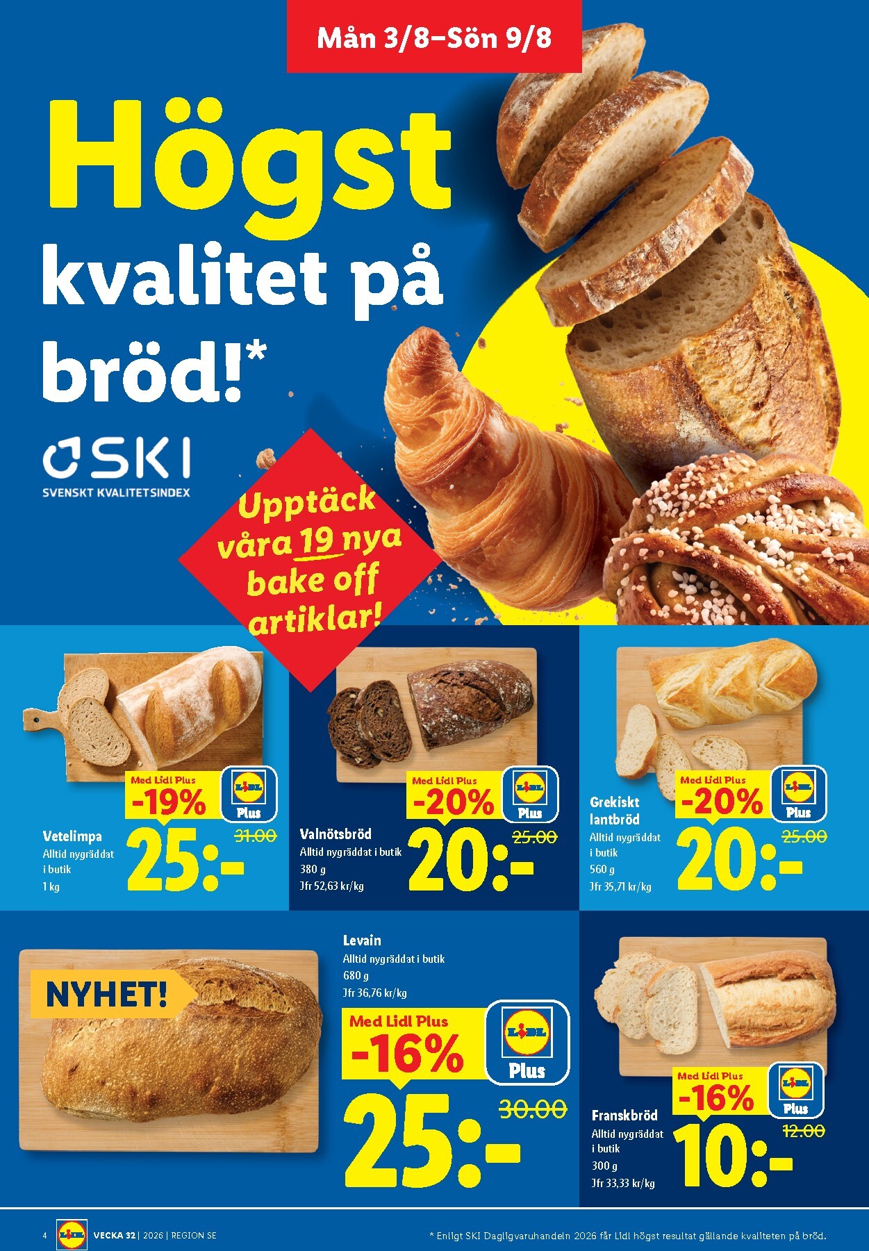 lidl - Aktuellt Lidl reklamblad från måndag, 03/08/2026 till söndag, 09/08/2026 - page: 4