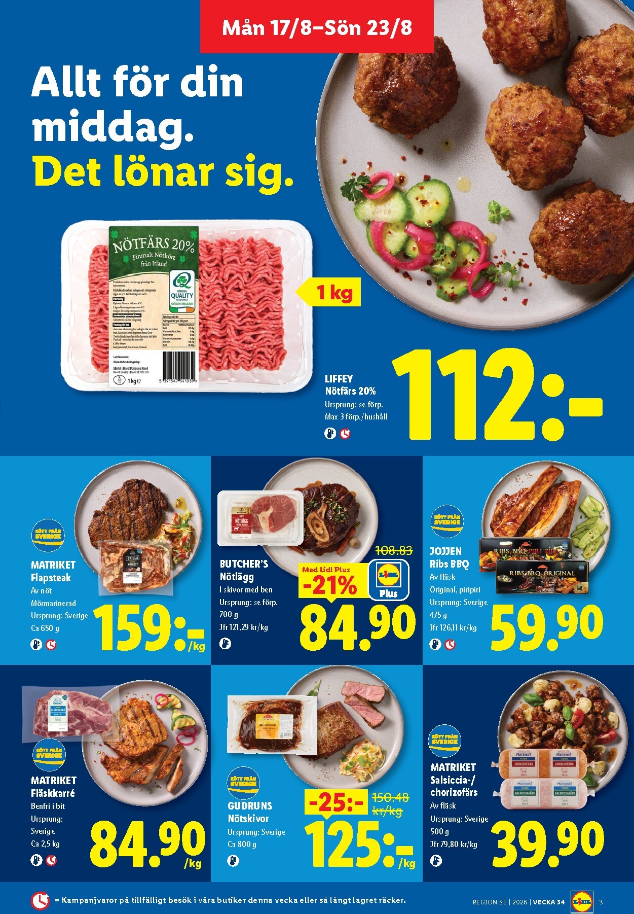 lidl - Nytt Lidl reklamblad från måndag, 17/08/2026 till söndag, 23/08/2026 - page: 3