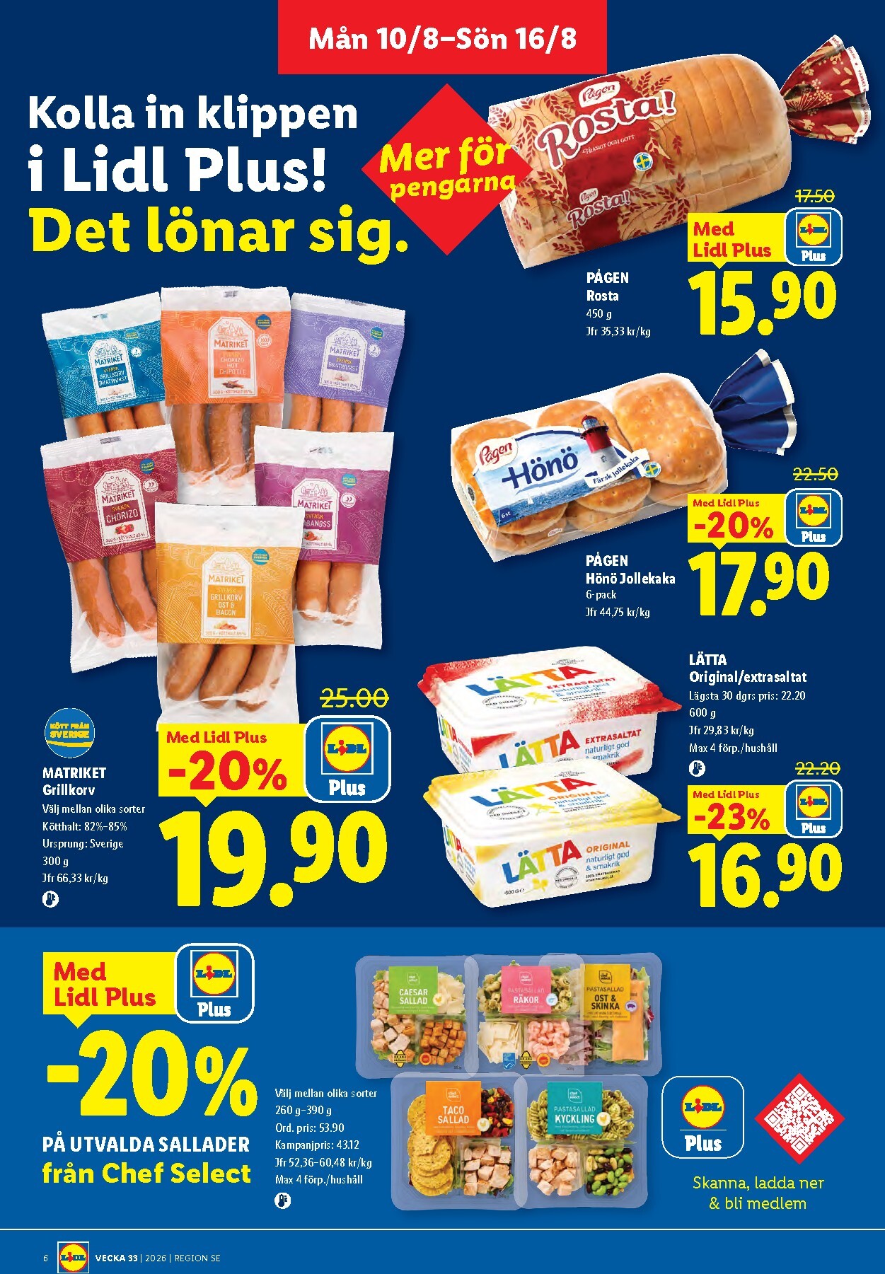 lidl - Aktuellt Lidl reklamblad från måndag, 10/08/2026 till söndag, 16/08/2026 - page: 6