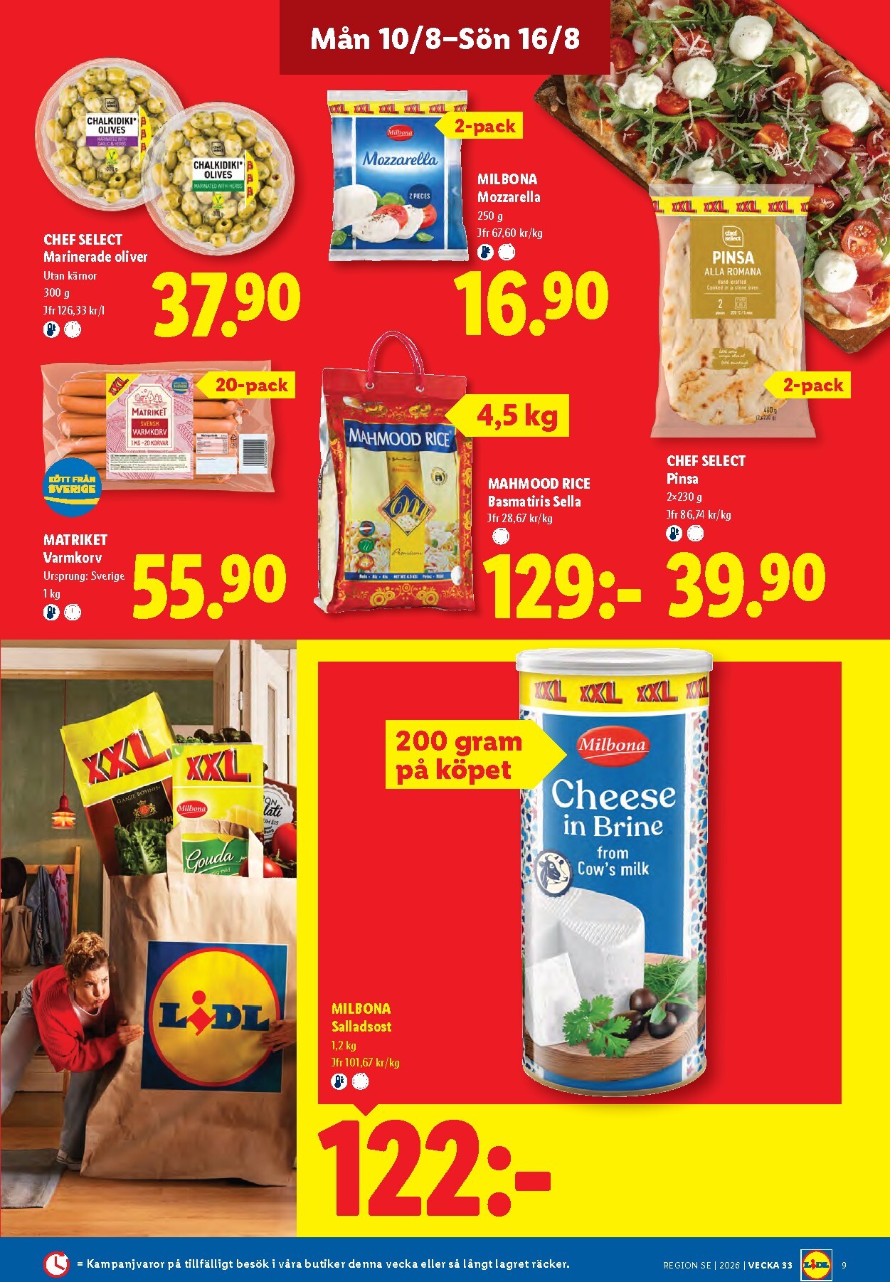 lidl - Aktuellt Lidl reklamblad från måndag, 10/08/2026 till söndag, 16/08/2026 - page: 9