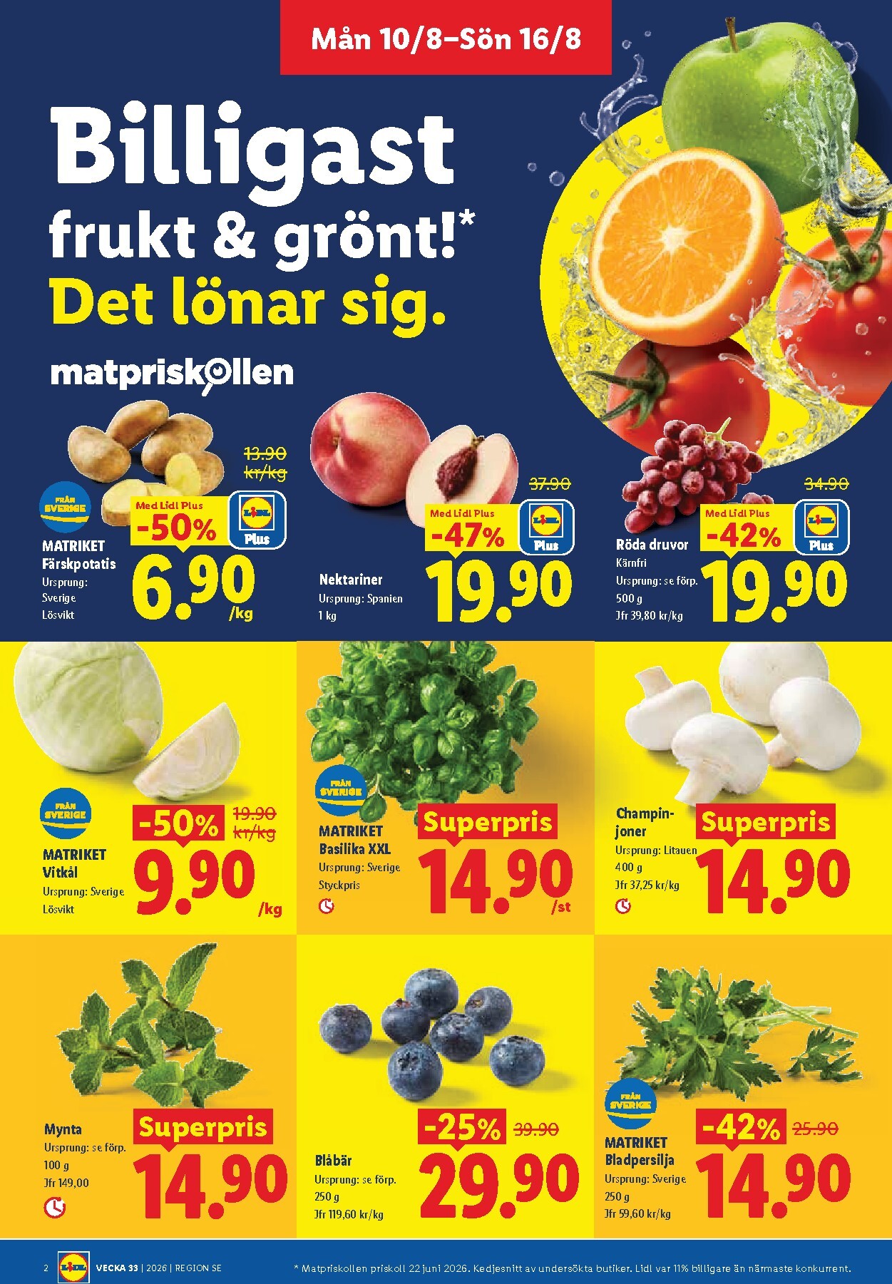 lidl - Aktuellt Lidl reklamblad från måndag, 10/08/2026 till söndag, 16/08/2026 - page: 2