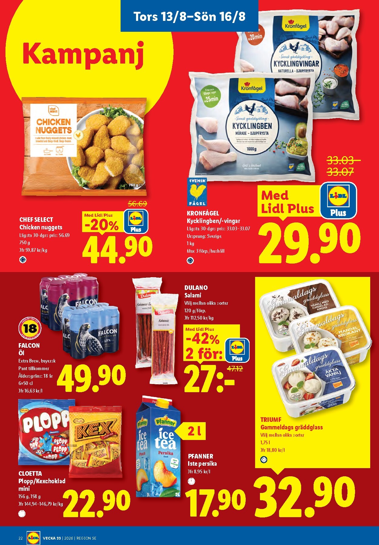 lidl - Aktuellt Lidl reklamblad från måndag, 10/08/2026 till söndag, 16/08/2026 - page: 25