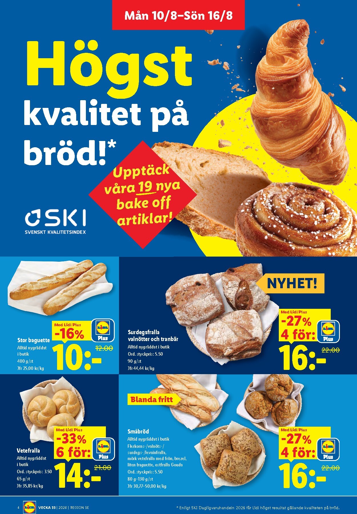lidl - Aktuellt Lidl reklamblad från måndag, 10/08/2026 till söndag, 16/08/2026 - page: 4
