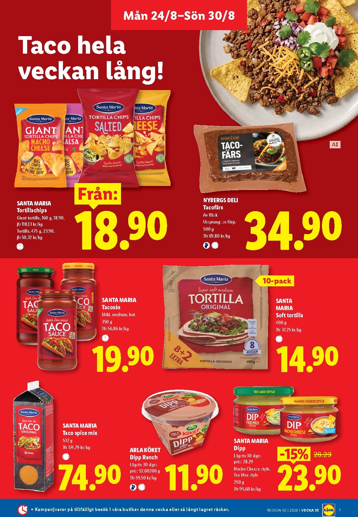 lidl - Nytt Lidl reklamblad från måndag, 24/08/2026 till söndag, 30/08/2026 - page: 7
