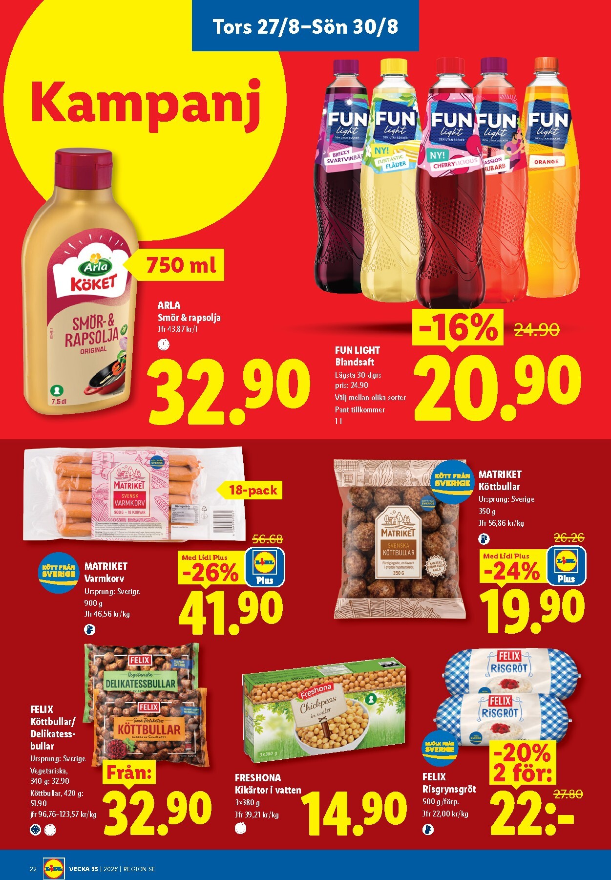 lidl - Nytt Lidl reklamblad från måndag, 24/08/2026 till söndag, 30/08/2026 - page: 25