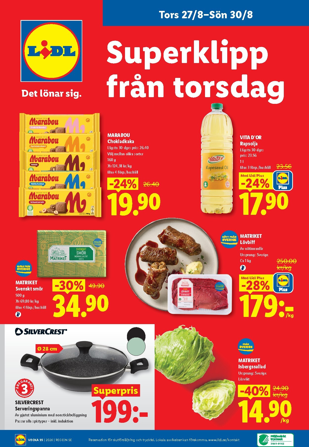 lidl - Nytt Lidl reklamblad från måndag, 24/08/2026 till söndag, 30/08/2026 - page: 27