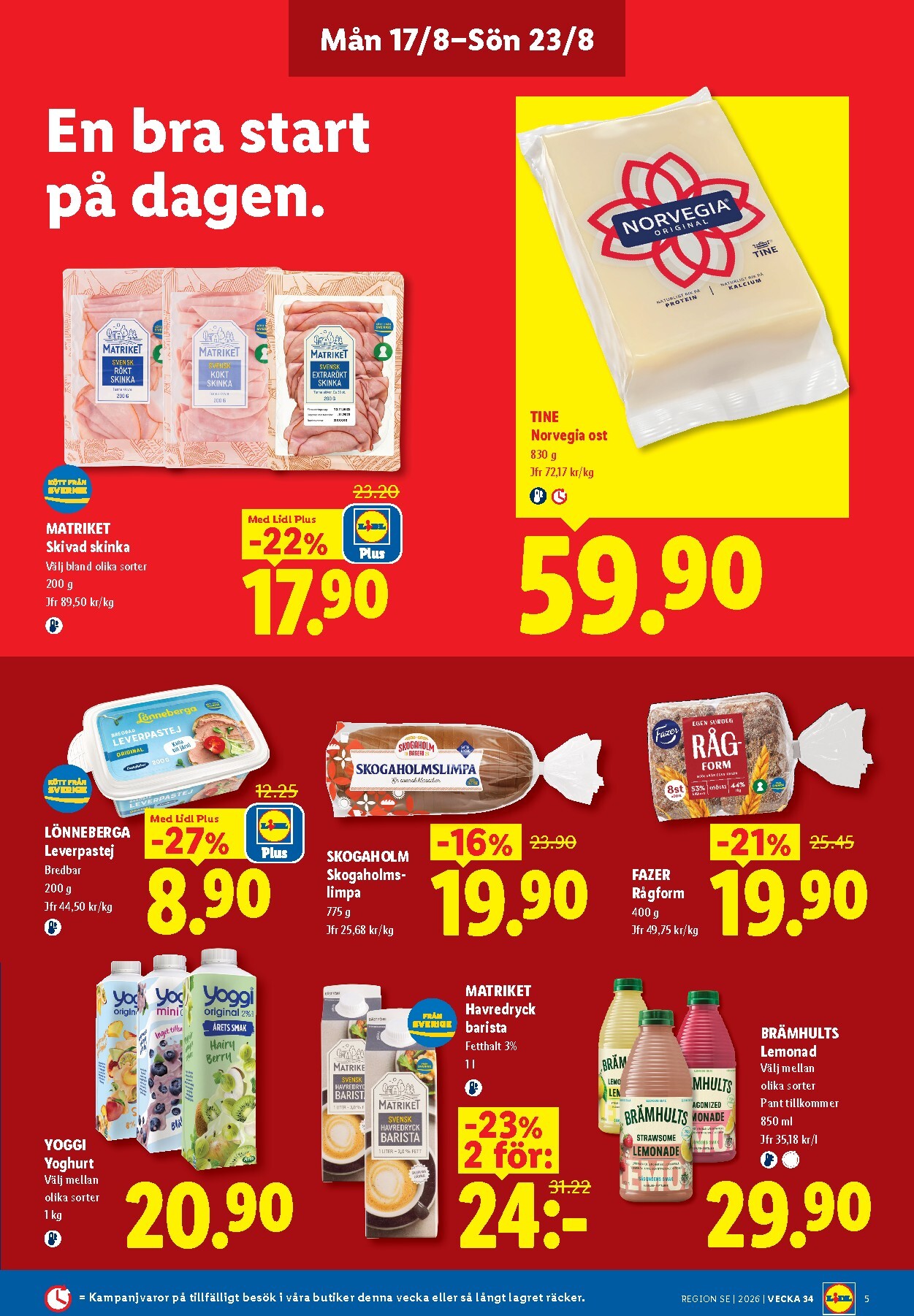 lidl - Aktuellt Lidl reklamblad från måndag, 17/08/2026 till söndag, 23/08/2026 - page: 5