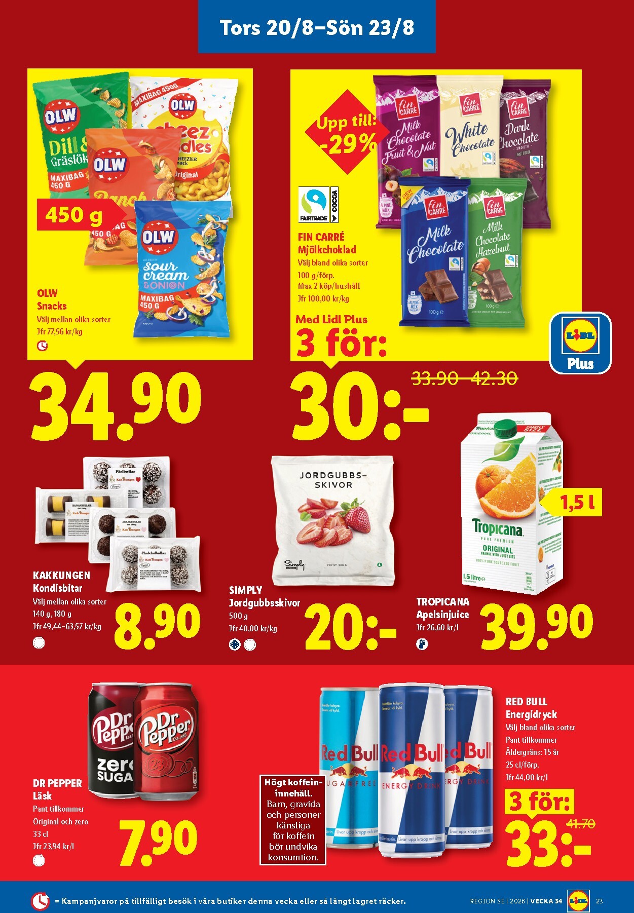 lidl - Aktuellt Lidl reklamblad från måndag, 17/08/2026 till söndag, 23/08/2026 - page: 28