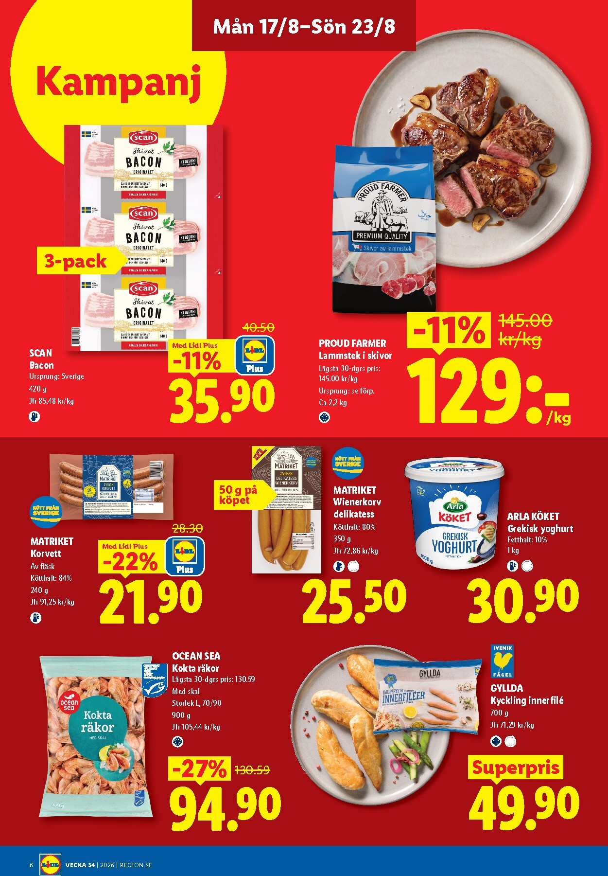 lidl - Aktuellt Lidl reklamblad från måndag, 17/08/2026 till söndag, 23/08/2026 - page: 6