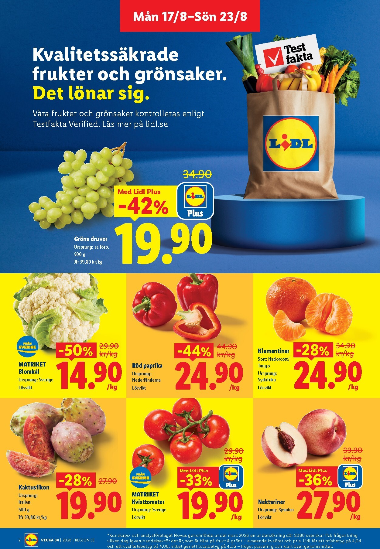 lidl - Aktuellt Lidl reklamblad från måndag, 17/08/2026 till söndag, 23/08/2026 - page: 2