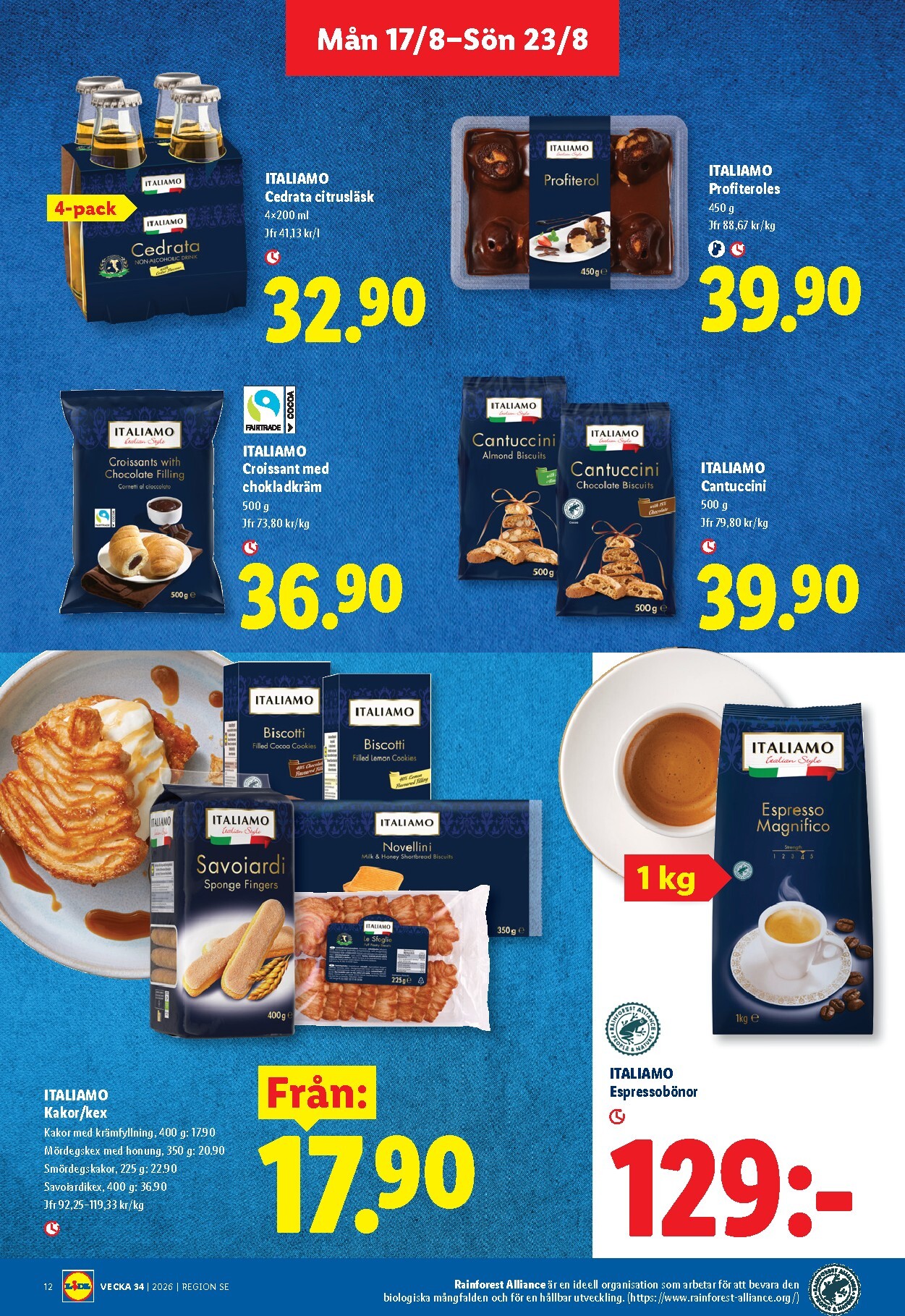 lidl - Aktuellt Lidl reklamblad från måndag, 17/08/2026 till söndag, 23/08/2026 - page: 14