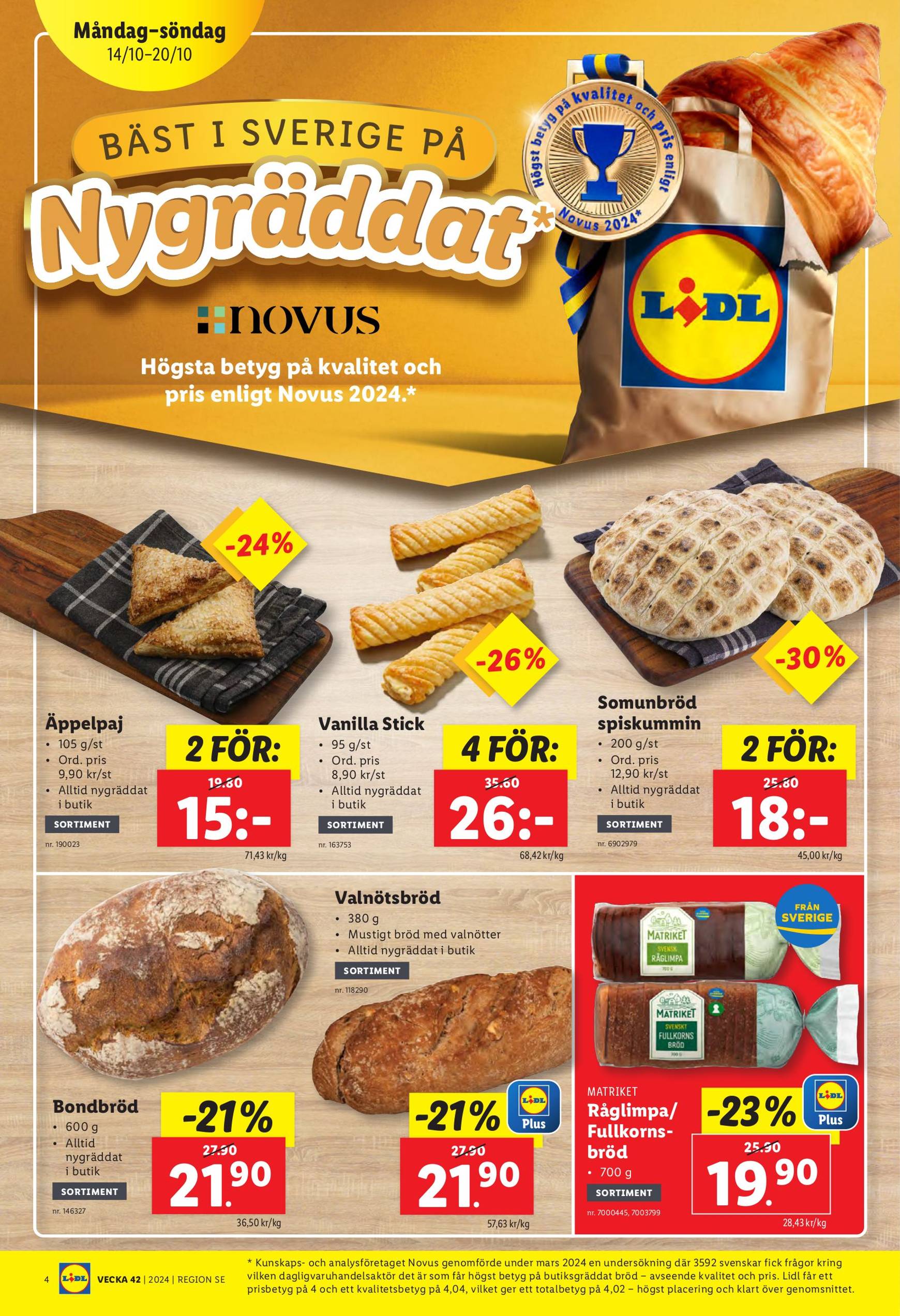 lidl - Lidl-reklambladet är giltigt från 14.10. till 20.10. - page: 4