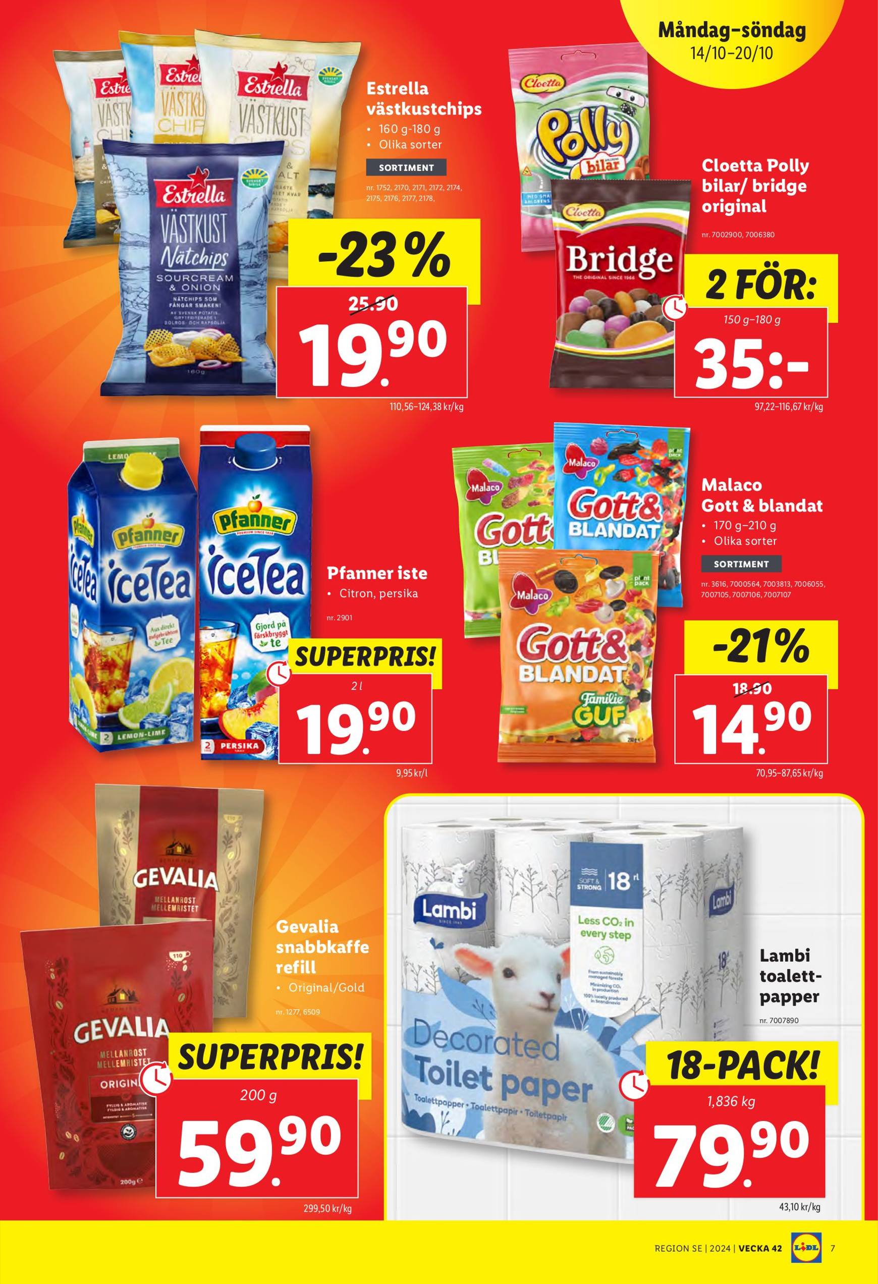 lidl - Lidl-reklambladet är giltigt från 14.10. till 20.10. - page: 7