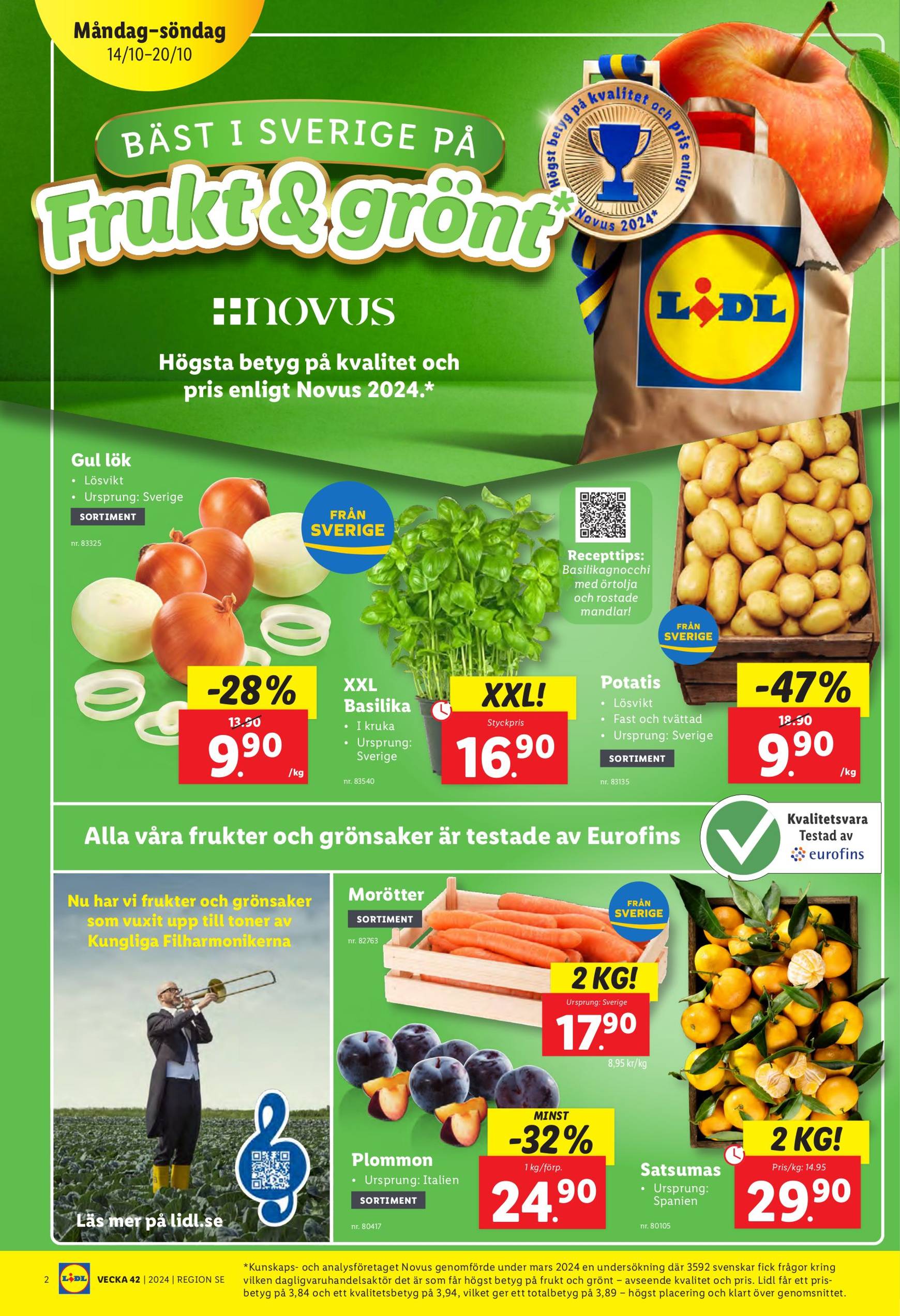 lidl - Lidl-reklambladet är giltigt från 14.10. till 20.10. - page: 2