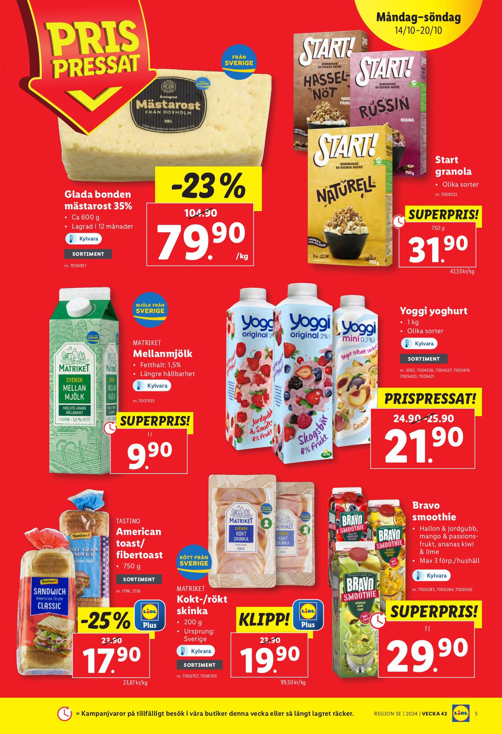 lidl - Lidl-reklambladet är giltigt från 14.10. till 20.10. - page: 5